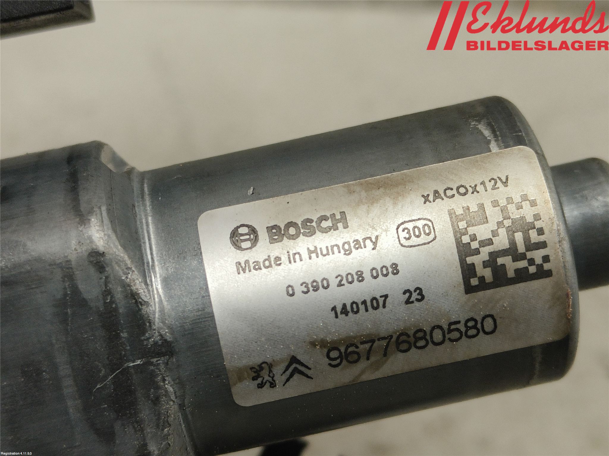 Citroen C4 GRAND PICASSO 14-18 Torkarmotor Baklucka