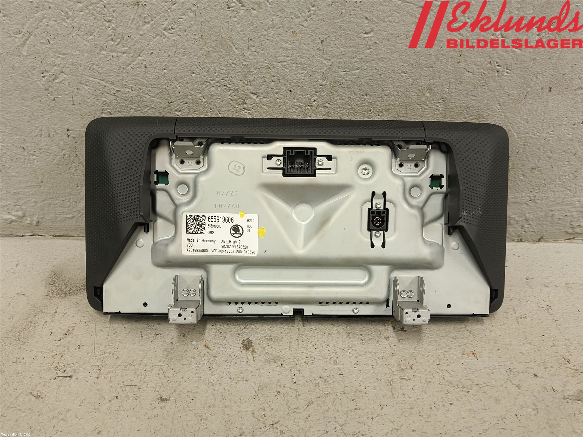 Skoda SCALA 19- Multifunktionsdisplay