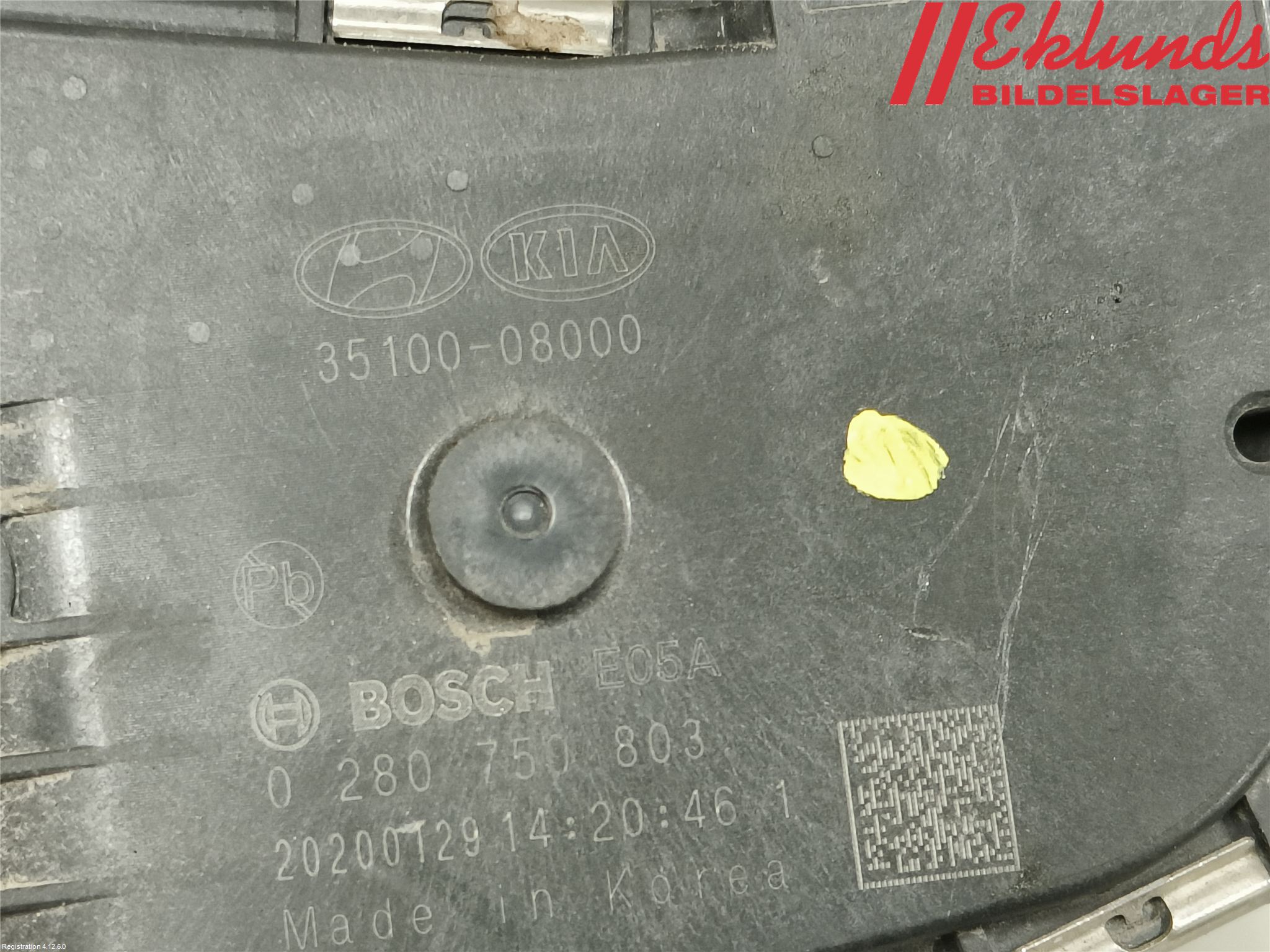 Hyundai i10 LA 20- Injspjällhus