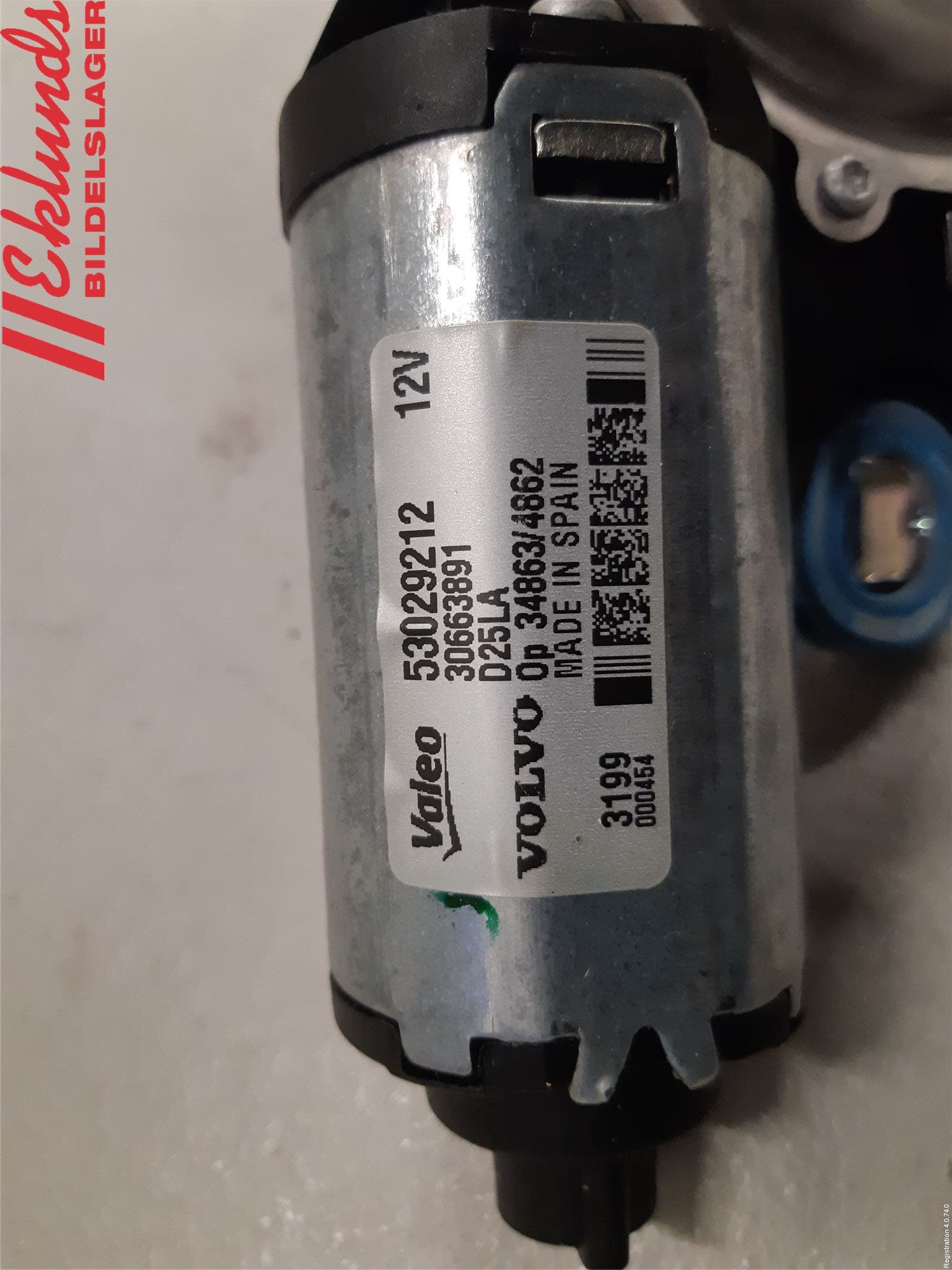 Volvo V70 08-13 Torkarmotor Baklucka