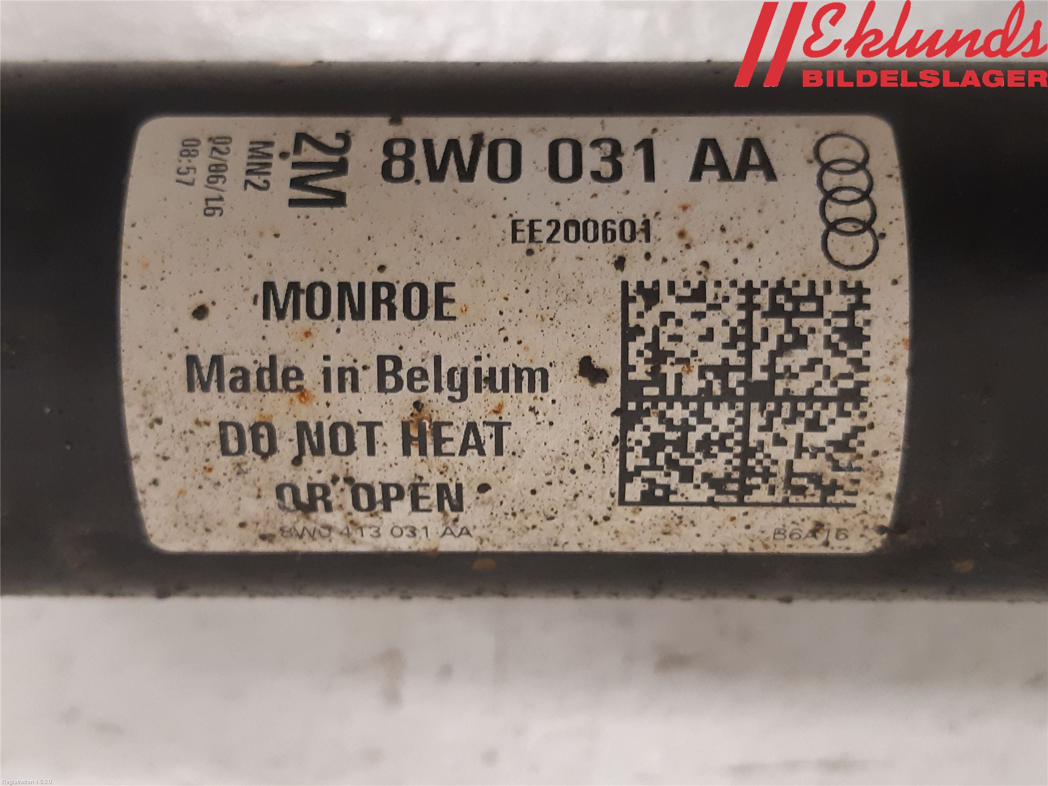 Audi A4/S4 B9 16-19 Fjäderben Fram Höger