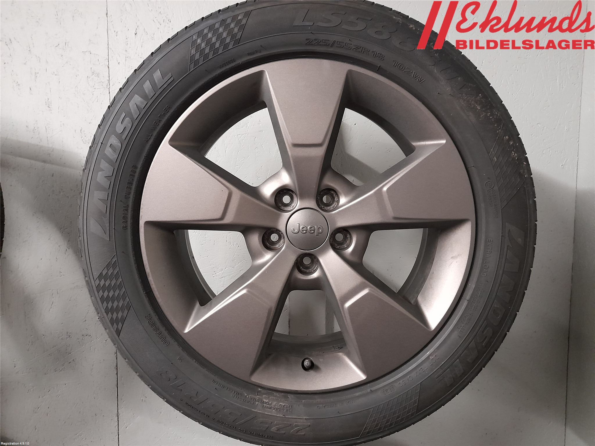 Jeep GRAND CHEROKEE 10-20 Sommardäck Alumfälg 4St