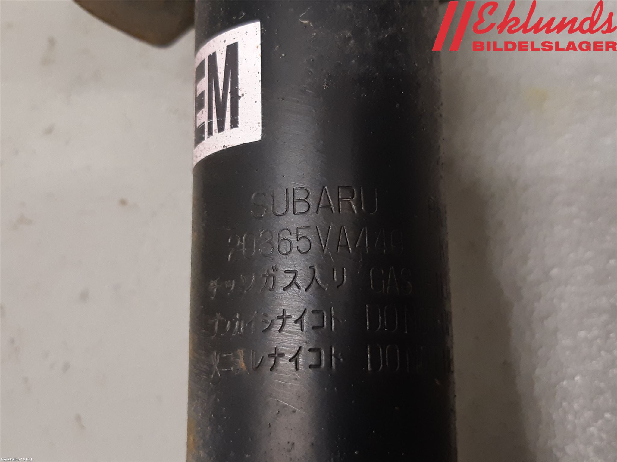 Subaru LEVORG 14-20 Fjäderben Bak Höger