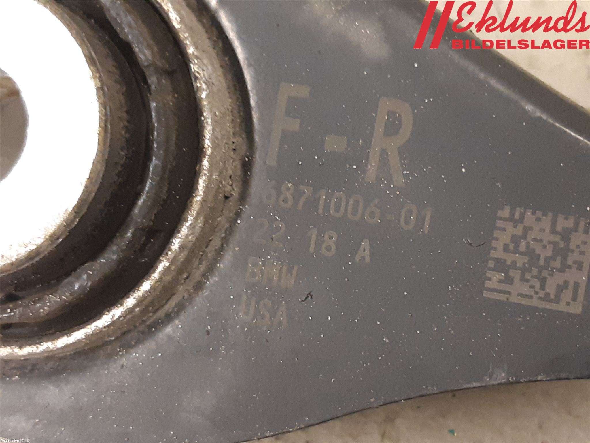 BMW X3 G01 18- Bärarm Bak Höger