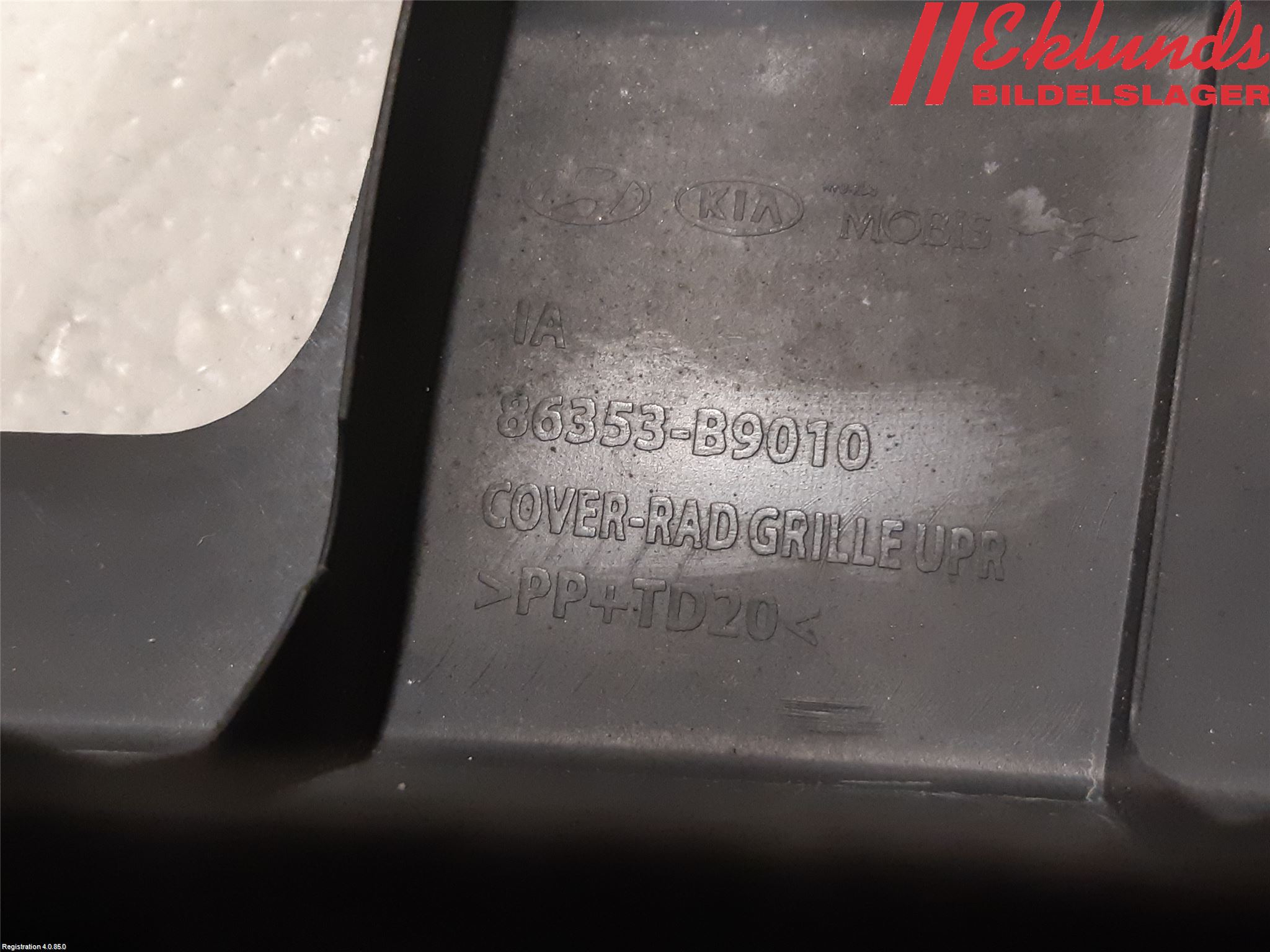 Hyundai i10 BA 14-16 Frontplåt