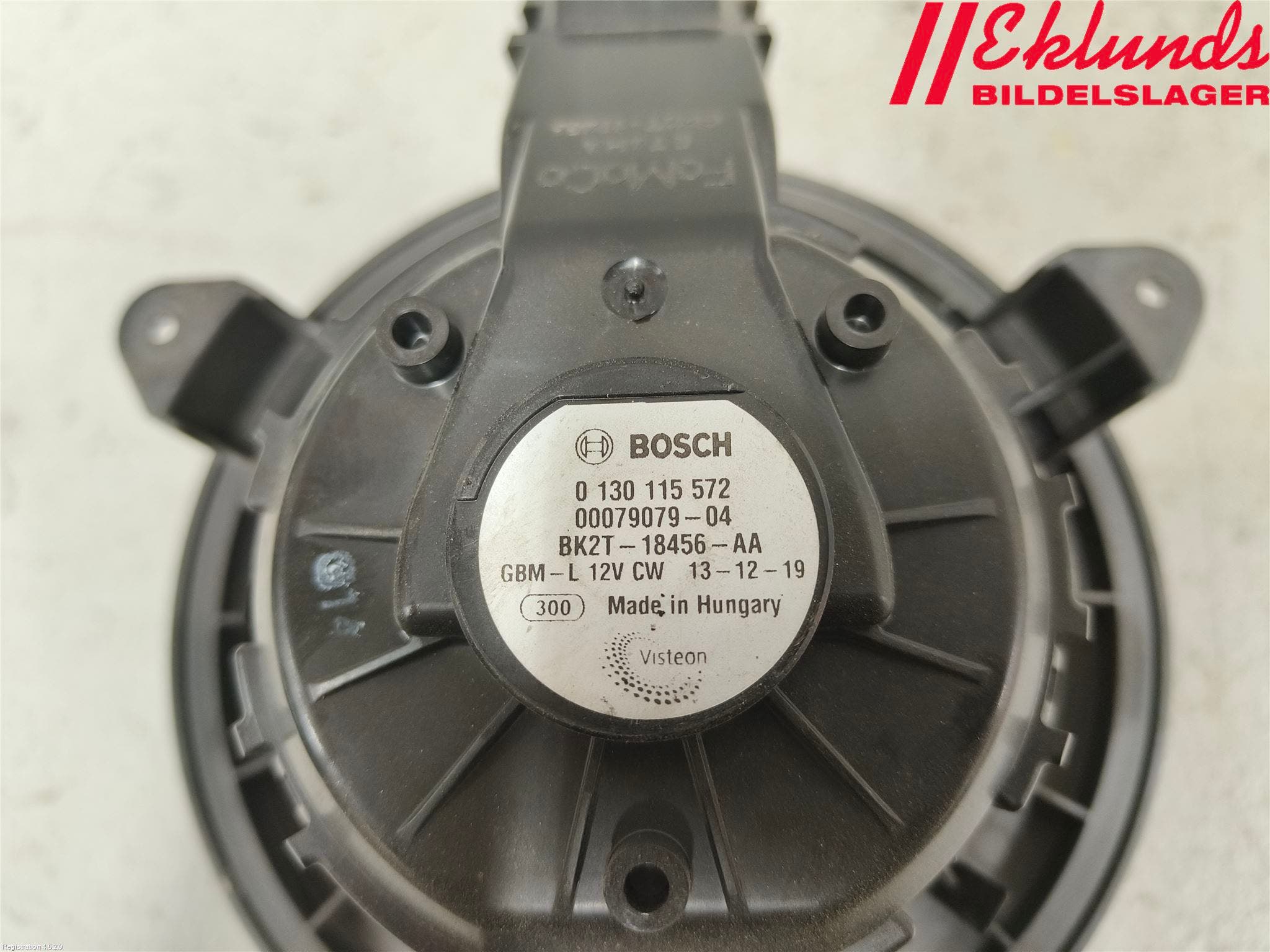 Ford TRANSIT/TOURNEO CUSTOM 13-24 Värmefläkt