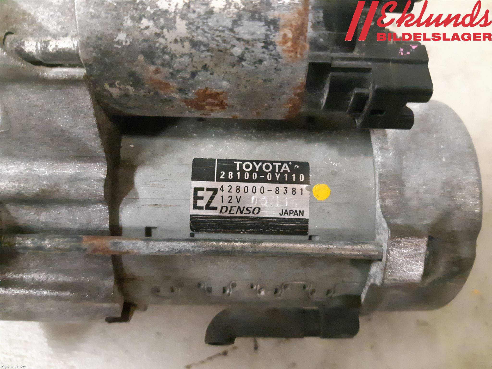 Toyota YARIS XP130 12-14 Startmotor