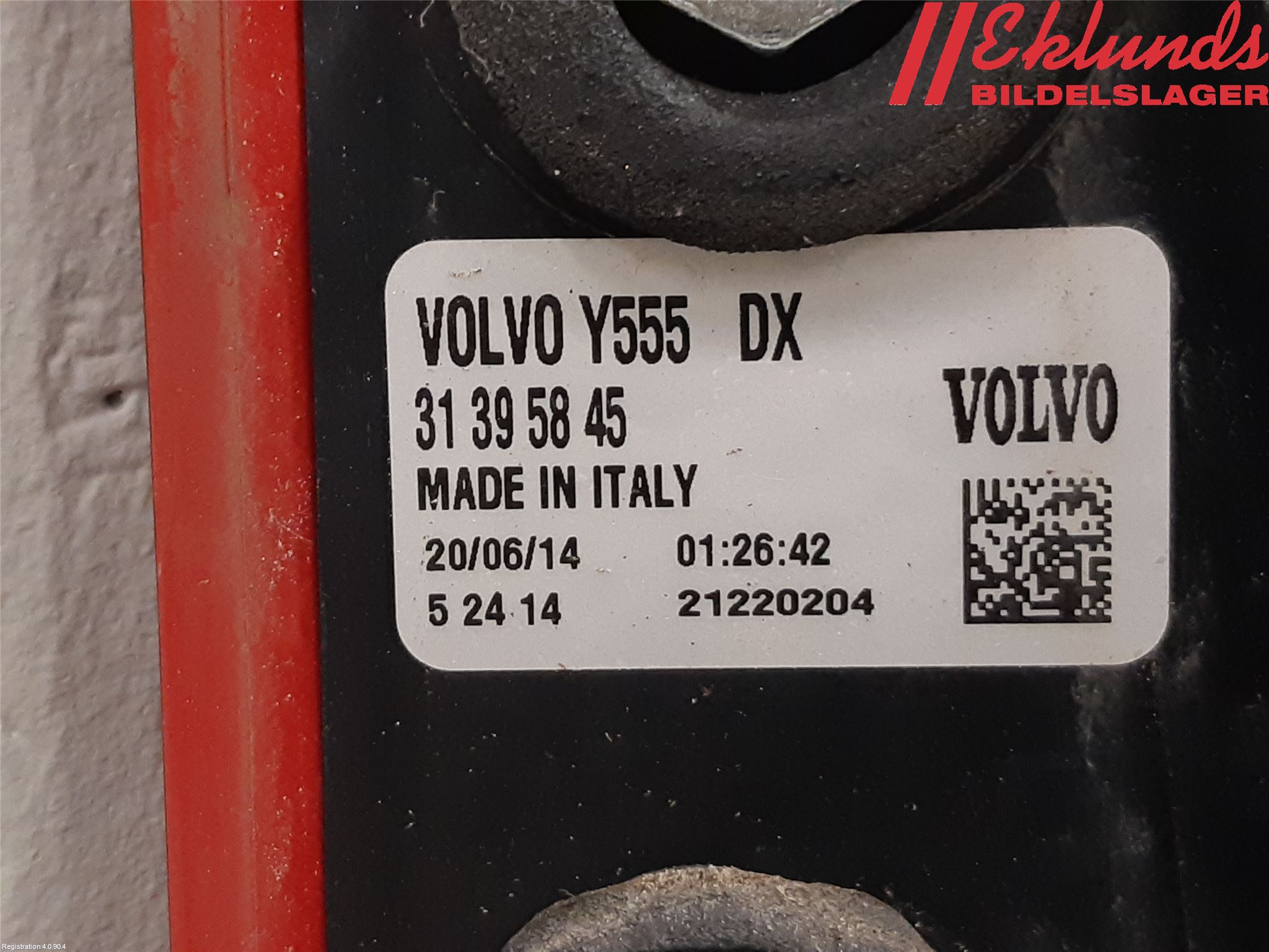 Volvo V40 12-19 Bakljus Höger