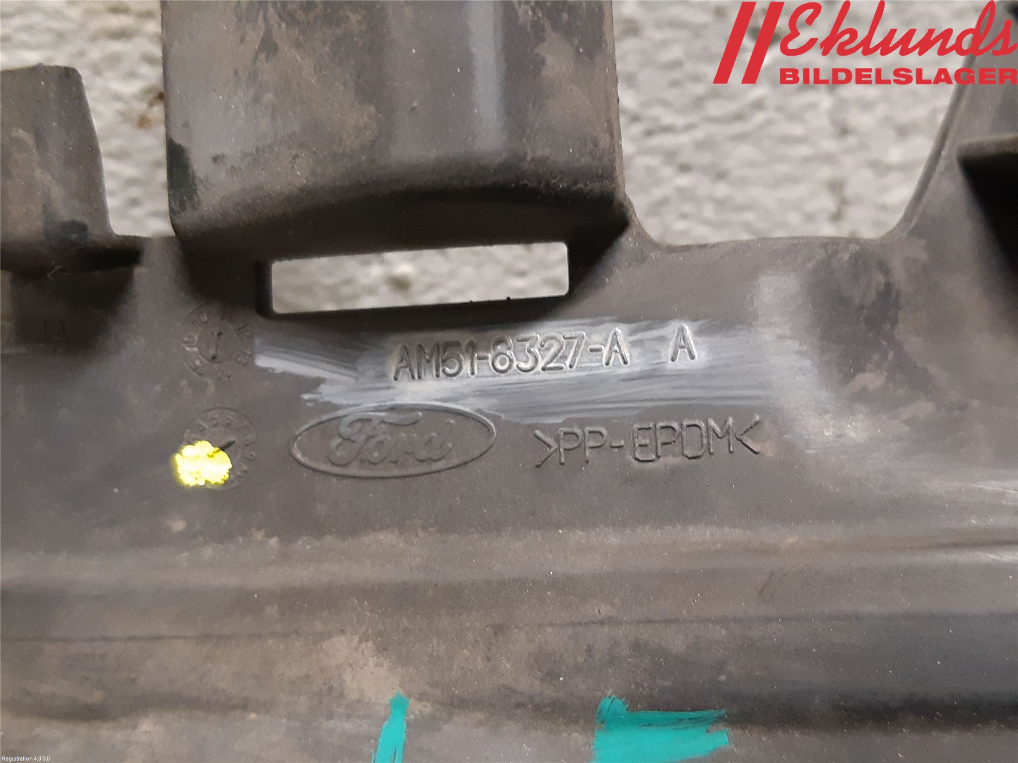 Ford C-MAX II  11-14 Deflektor Plåt-Plast Kylning