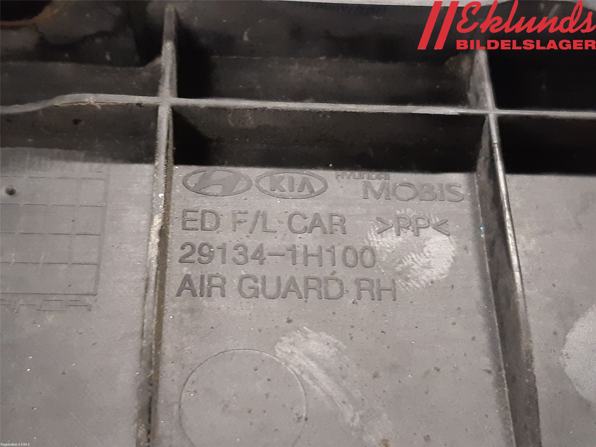 Kia CEED 06-12 Deflektor Plåt-Plast Kylning