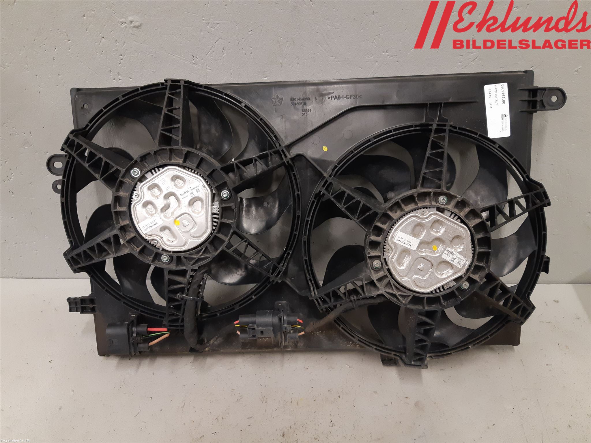 Fiat 500 07- Kylfläkt El