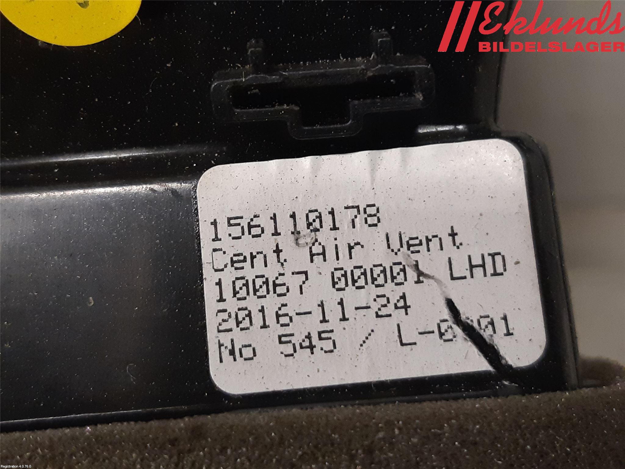 Alfa GIULIA Defrosterkanal-Munstycke