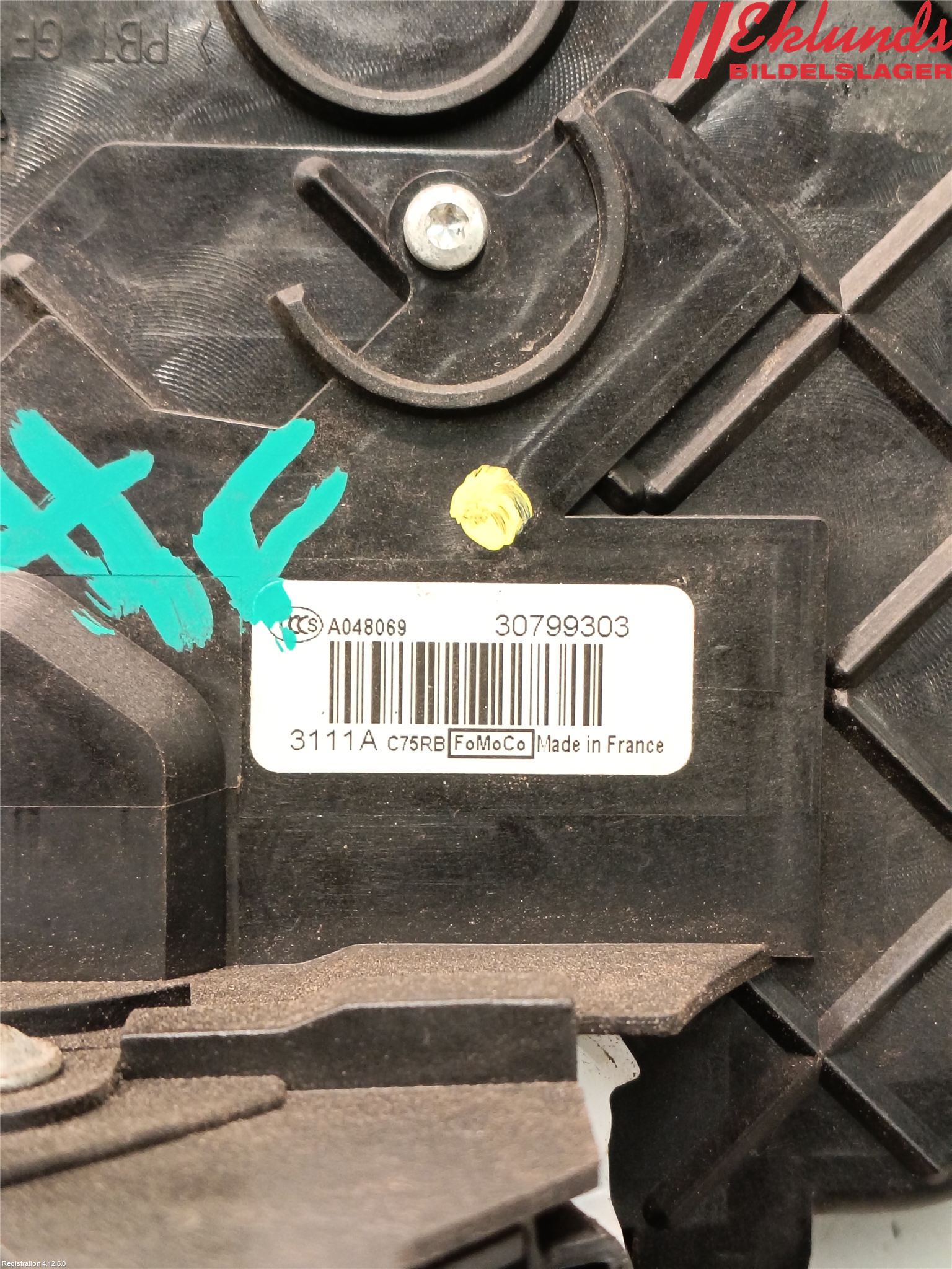 Volvo V50 08-12 Låskista-Dörrlås