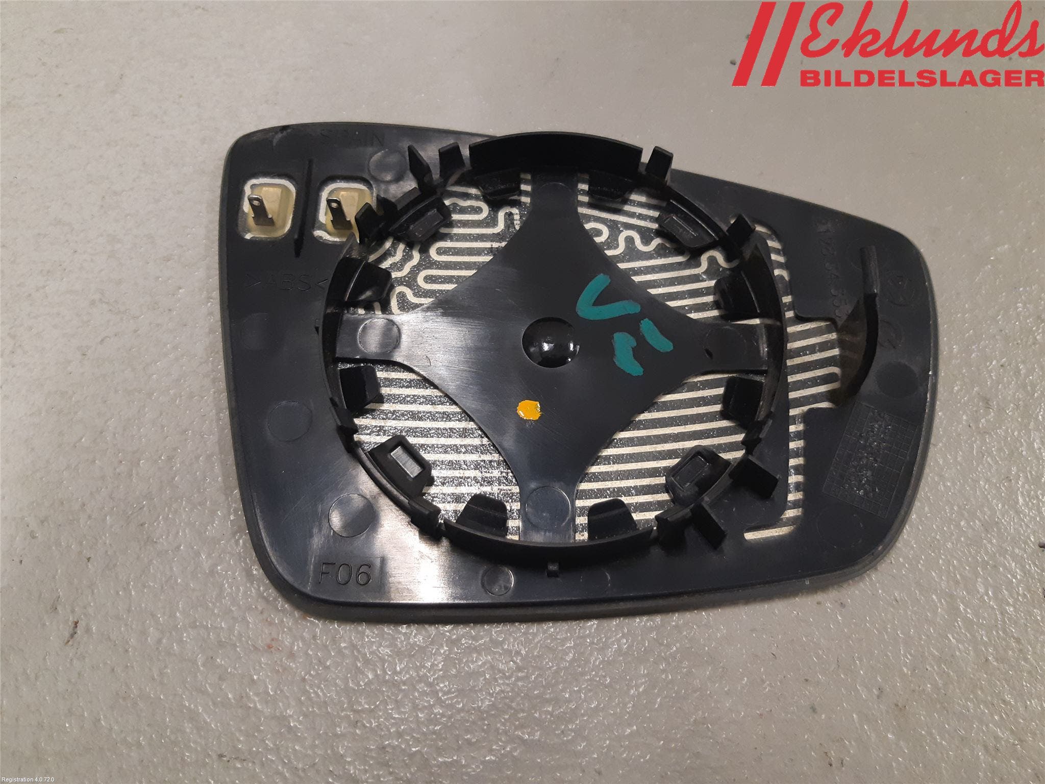 Volkswagen VW POLO 10-17 Spegelglas Vä