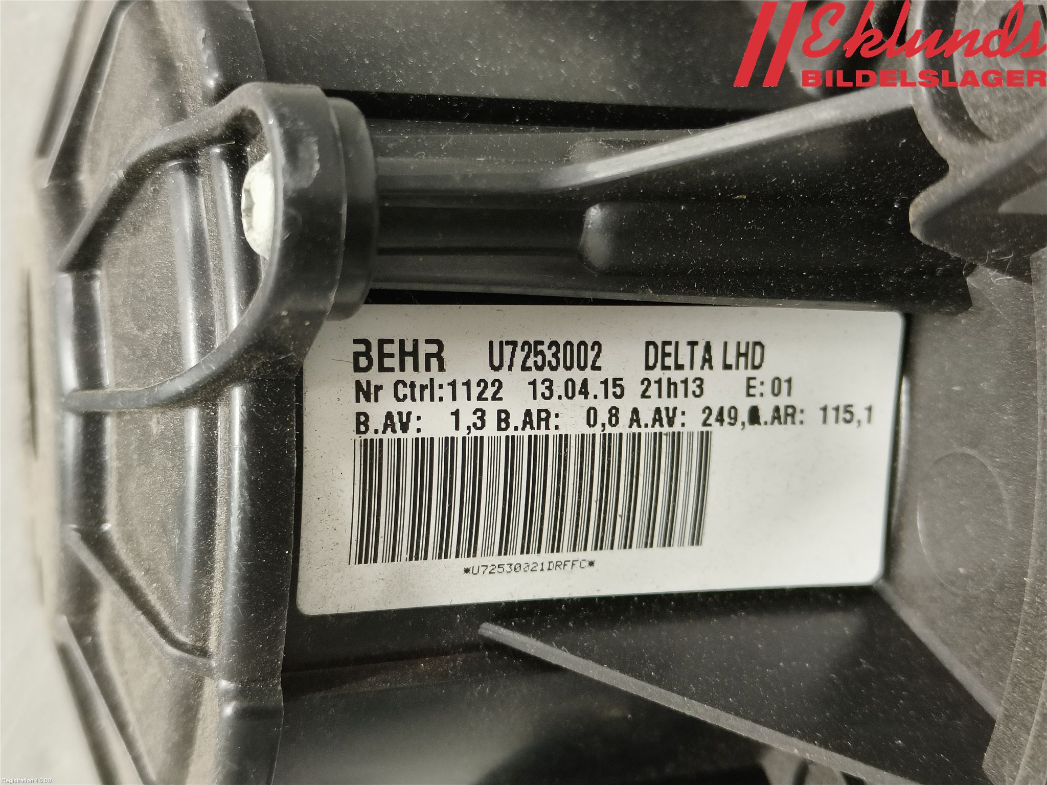 Opel ASTRA J 10-15 Värmefläkt