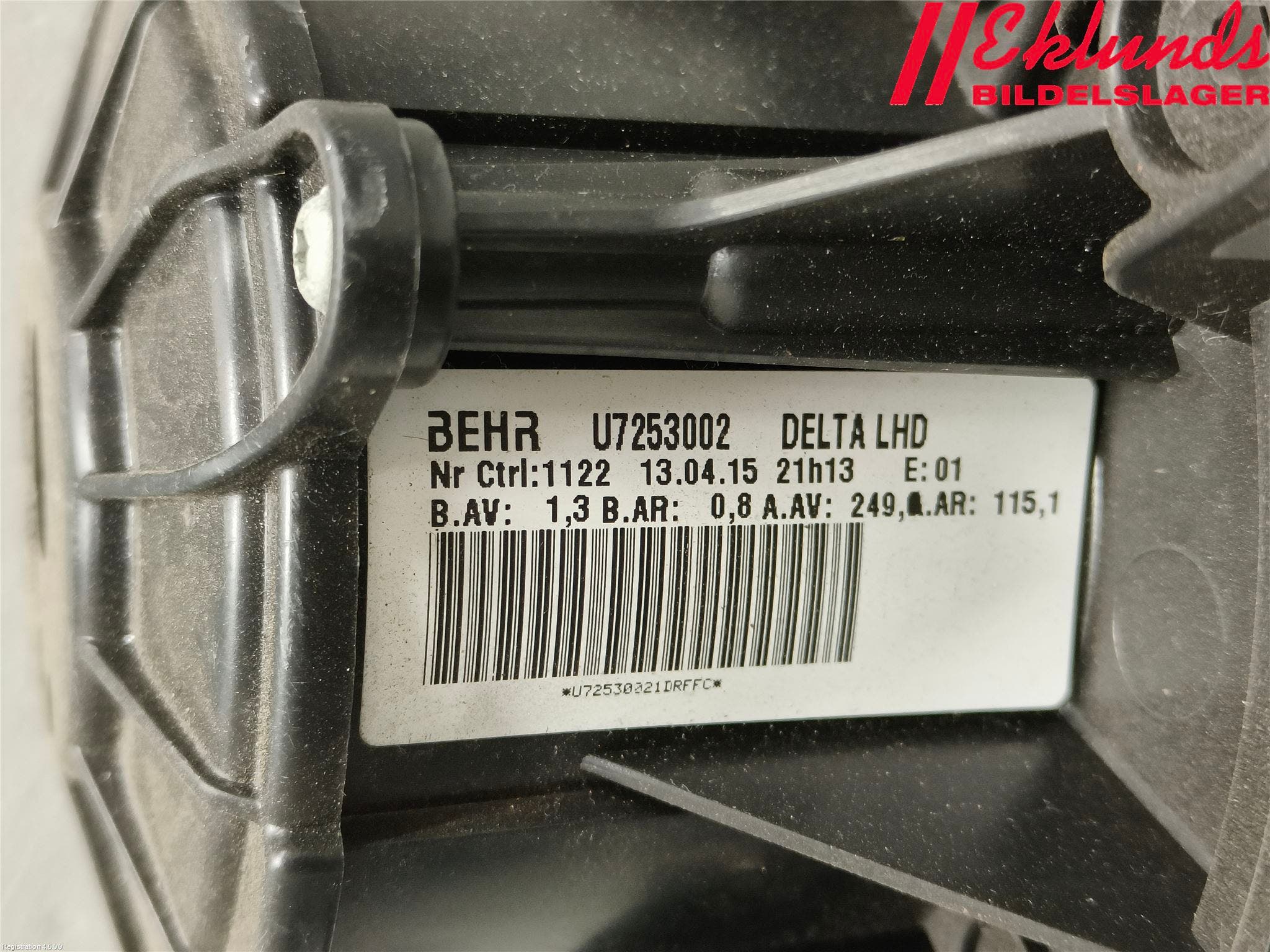 Opel ASTRA J 10-15 Värmefläkt