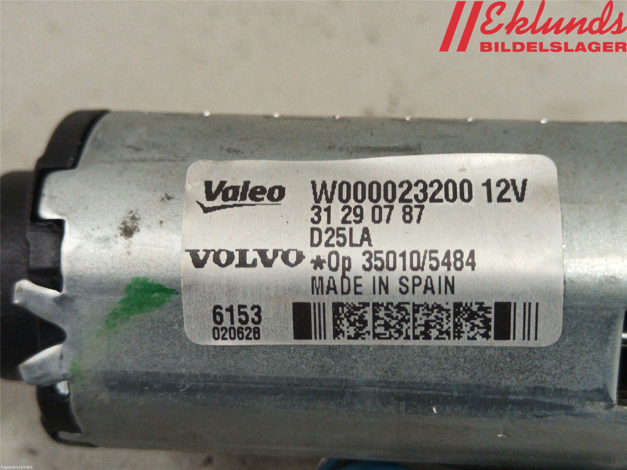 Volvo XC70 08-13 Torkarmotor Baklucka