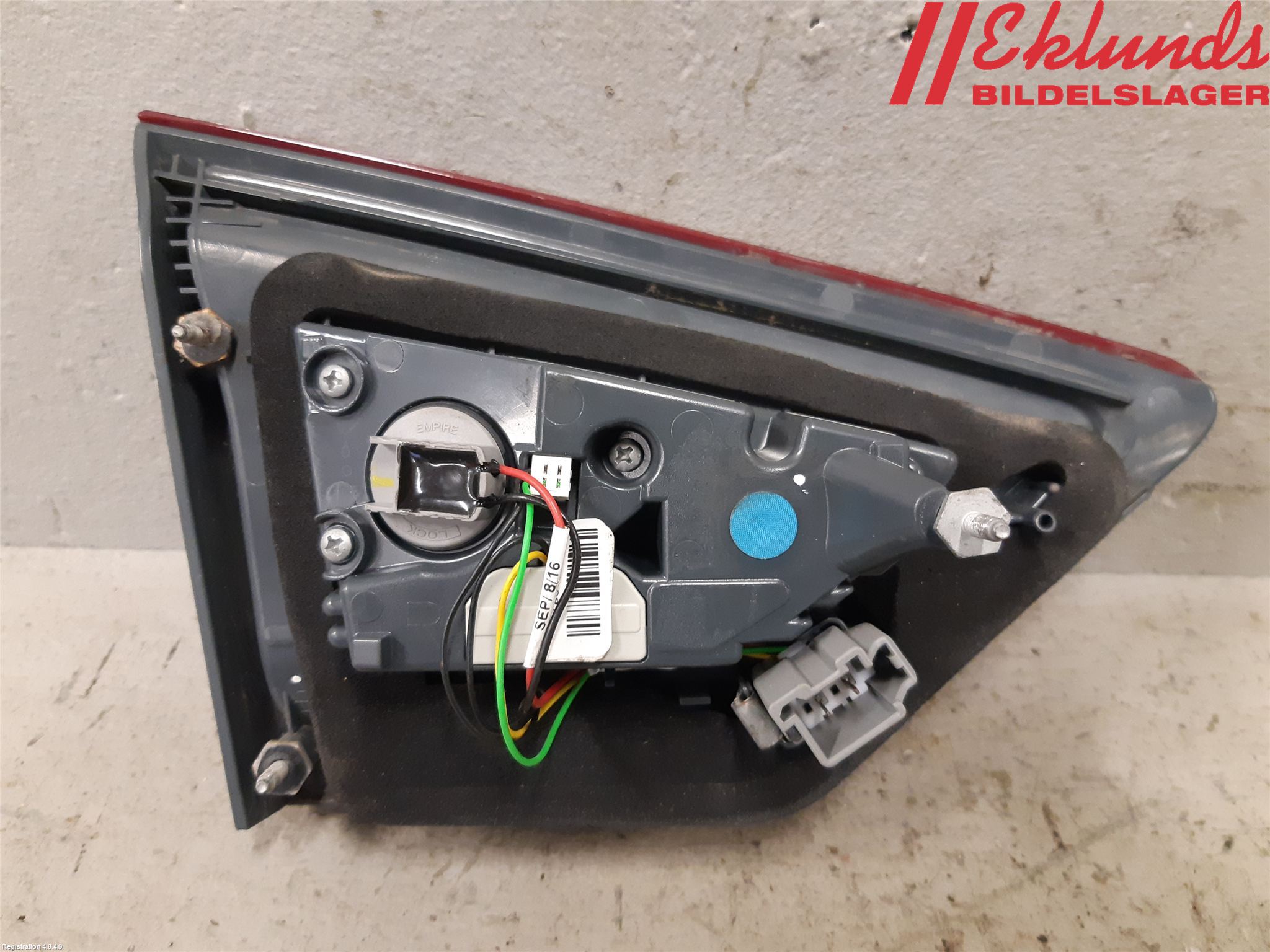 Ford MONDEO 15-22 Bakljus Lucka Hö