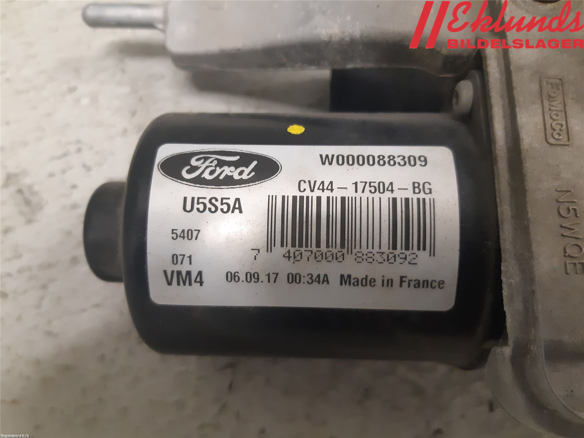 Ford KUGA 17-19 Torkarmotor Vindruta