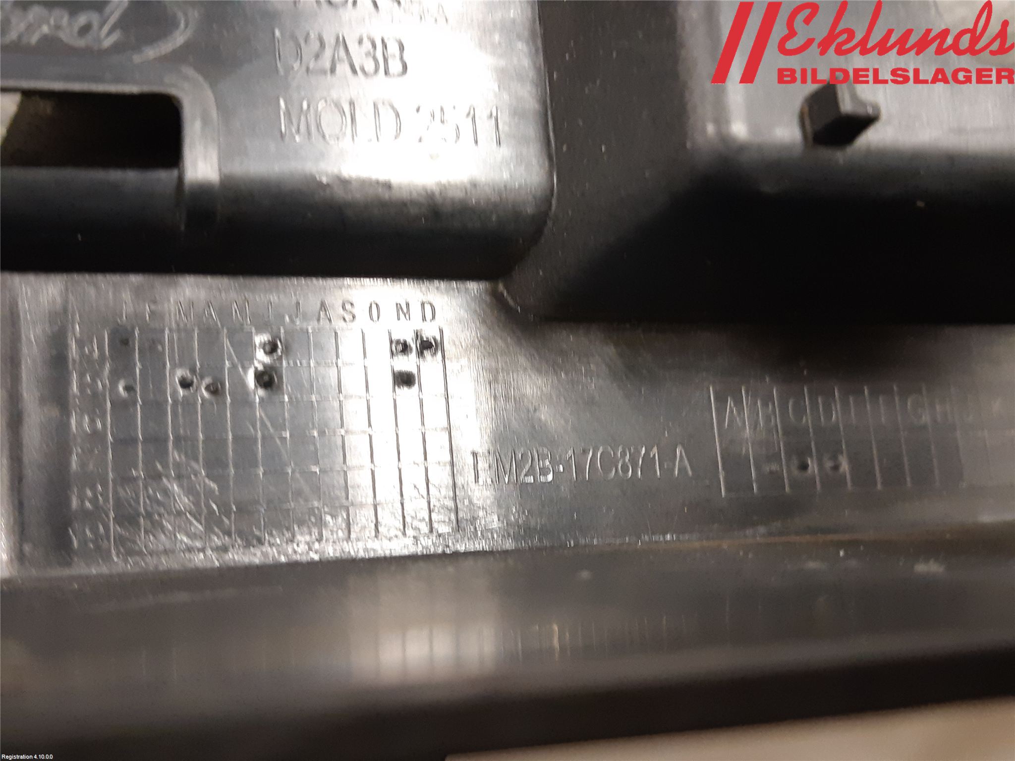 Ford S-MAX 15- Stötfångardel Bak Mitt