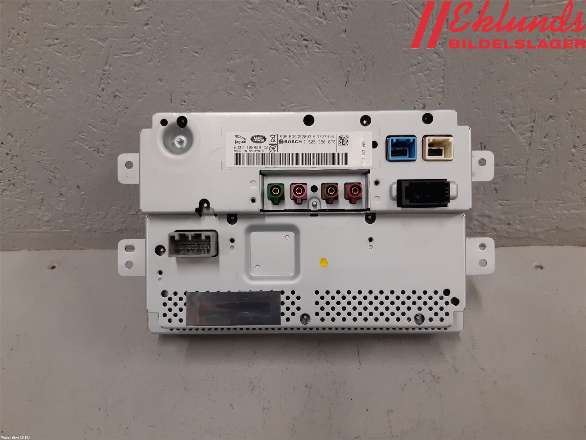 Landrover LAND ROVER RANGE ROVER EVOQUE (L538) 11-18 Cd Radio - Multimediapanel