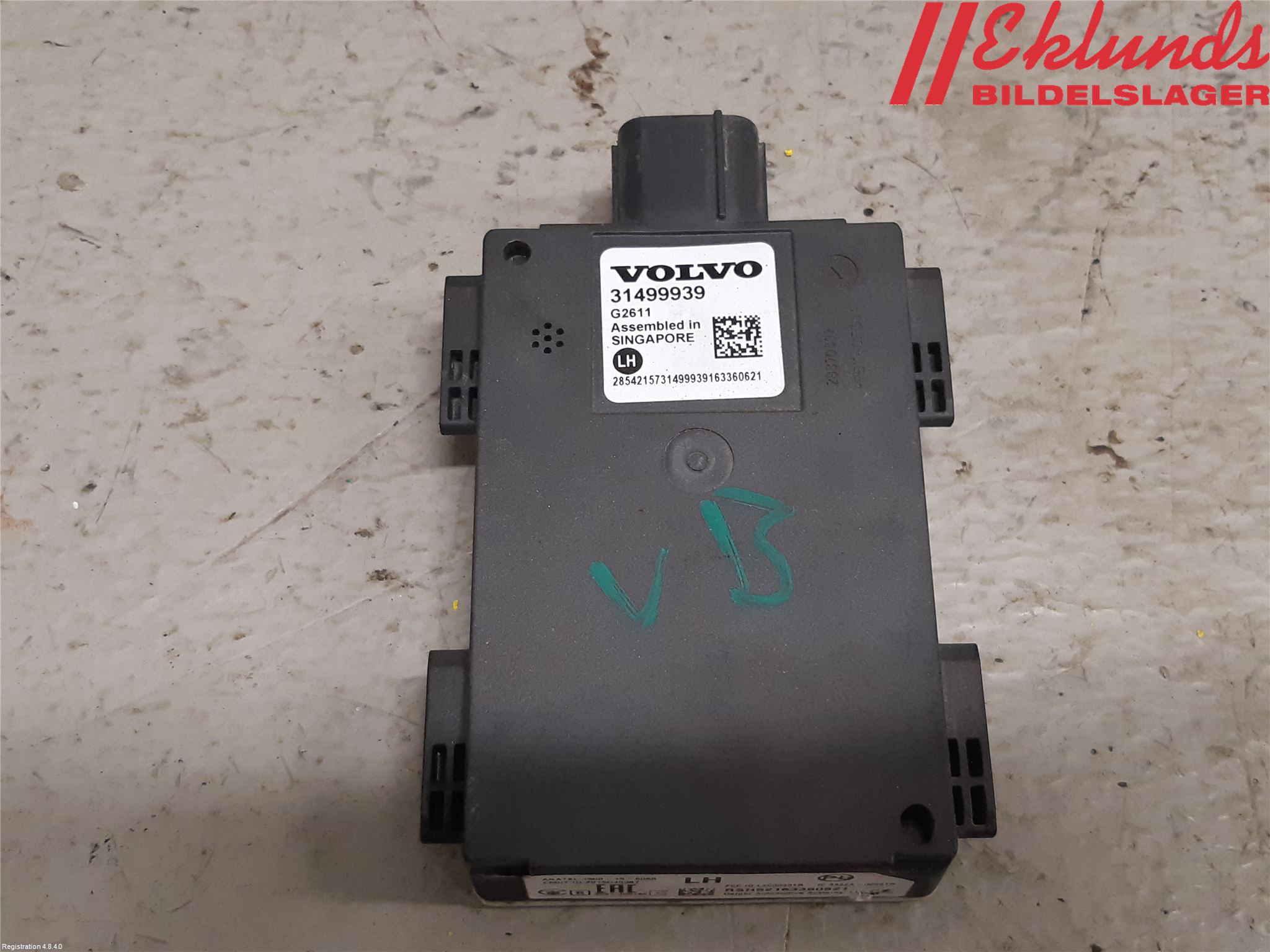 Volvo XC90/RECHARGE 16- Sensor Aktivt Kollisionsskydd