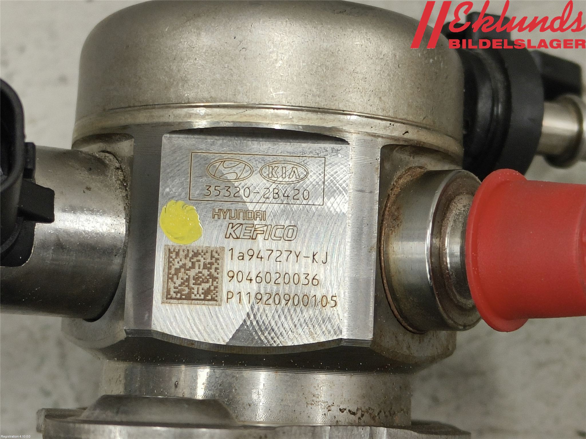 Kia SPORTAGE (QL) 16-21 Bränslepump Mek