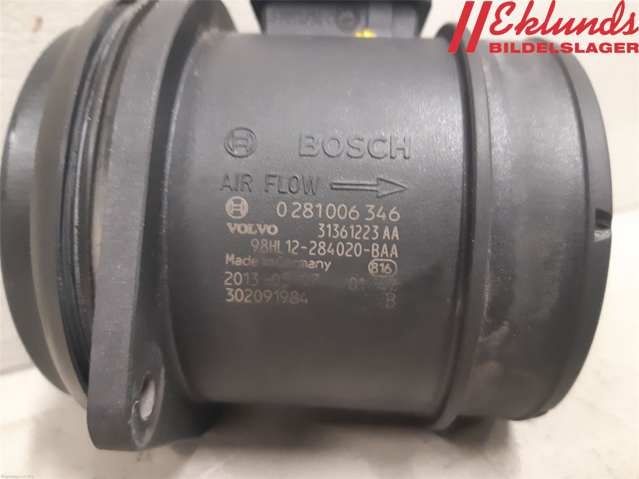 Volvo V70 08-13 Injluftmassamätare