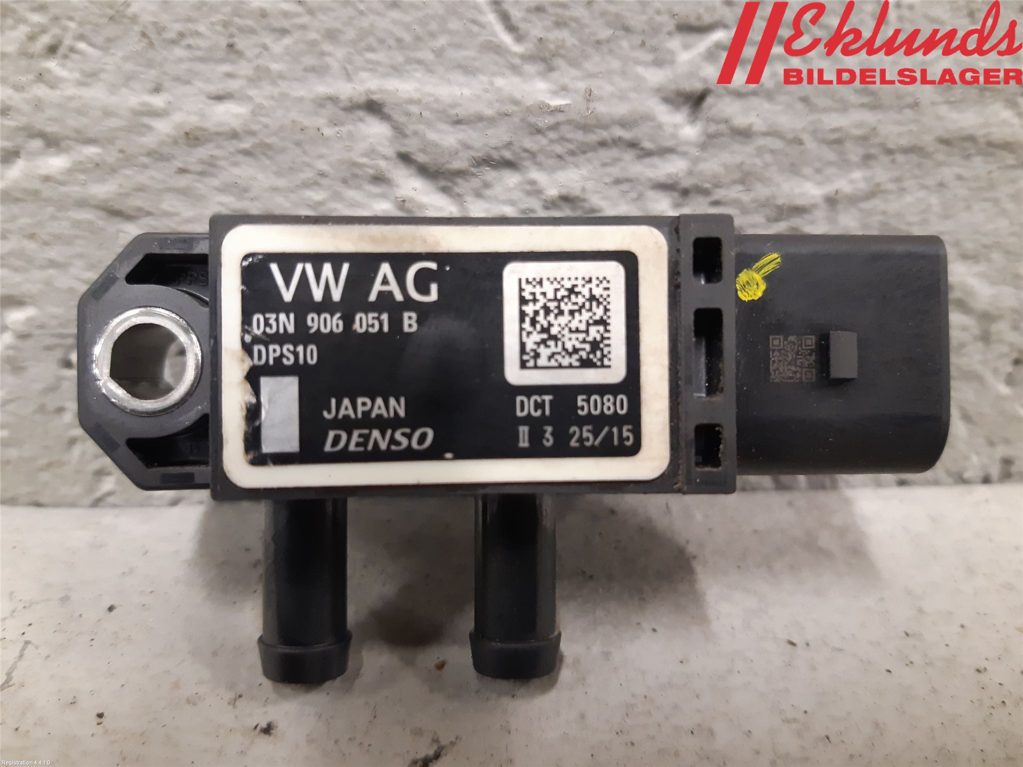 Volkswagen VW GOLF / E-GOLF VII 13-20 Givare Temp-Tryck Avgas