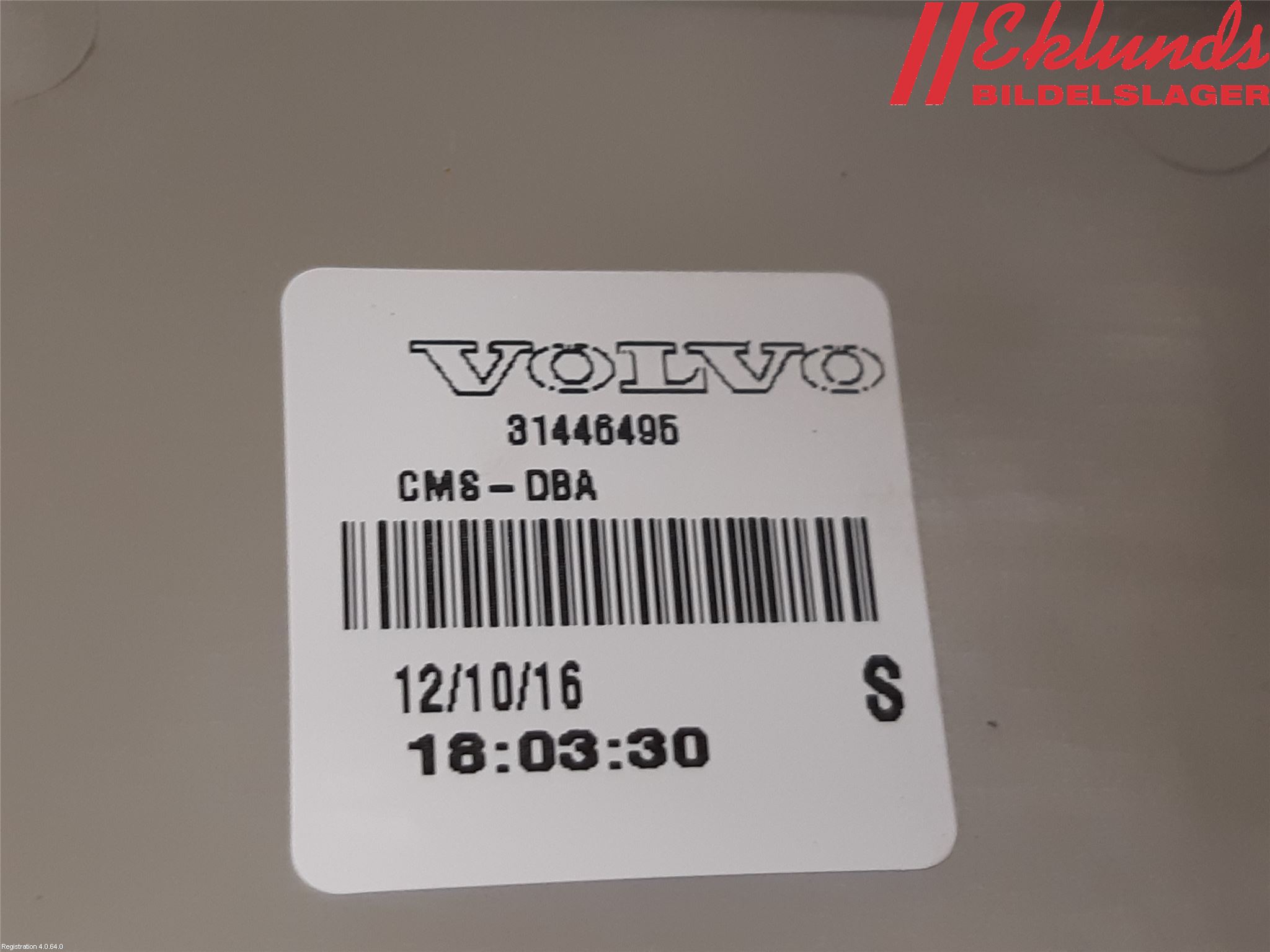 Volvo S90 17->> Bromsljus Bakruta