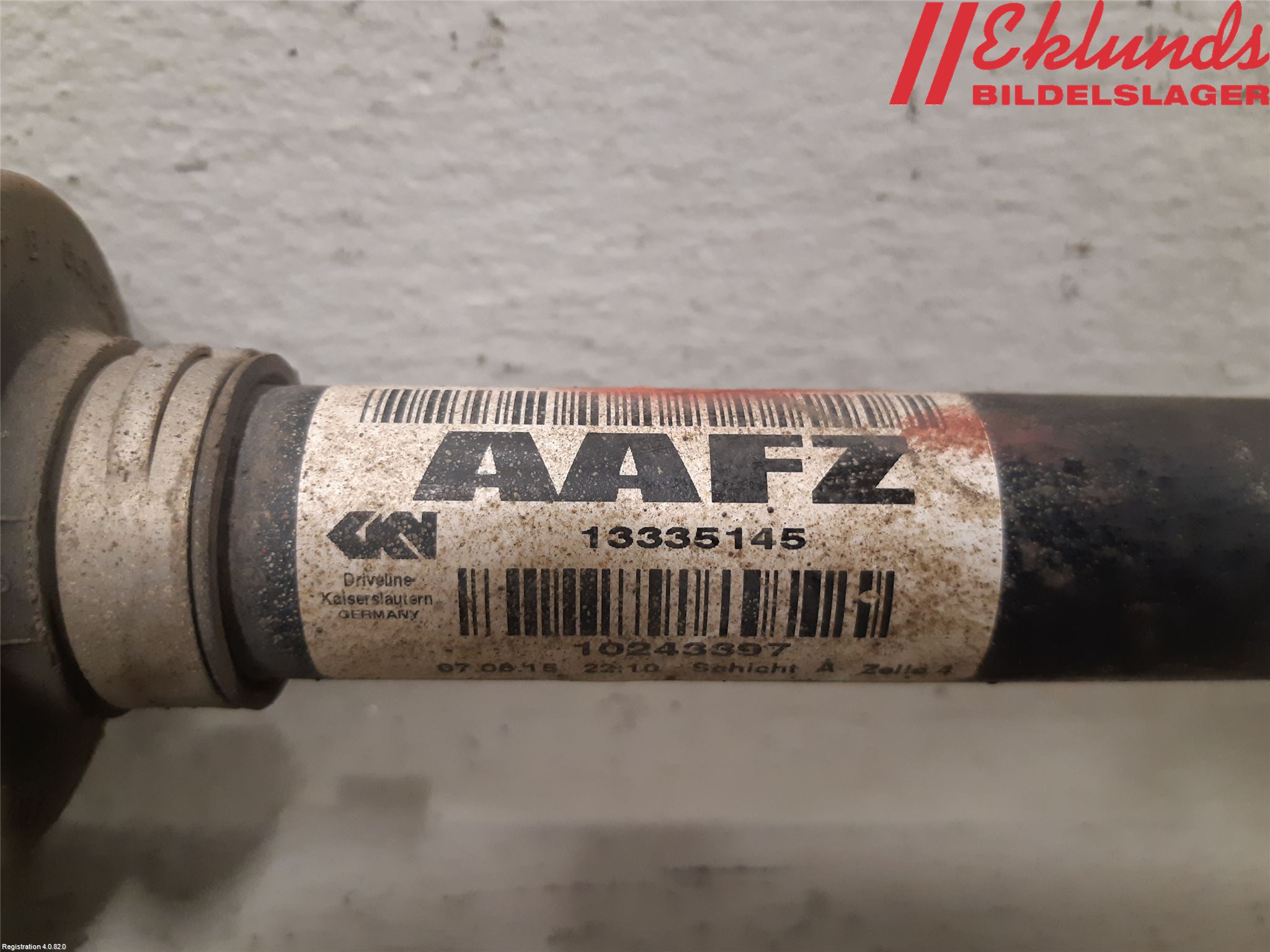 Opel ASTRA J 10-15 Drivaxel Fram Vänster