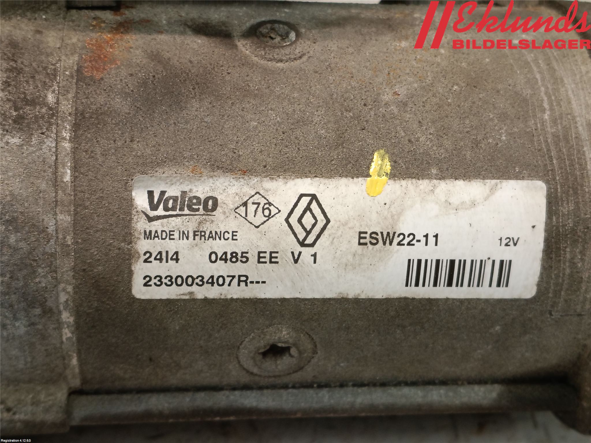 Opel MOVANO B 10-22 Startmotor Diesel