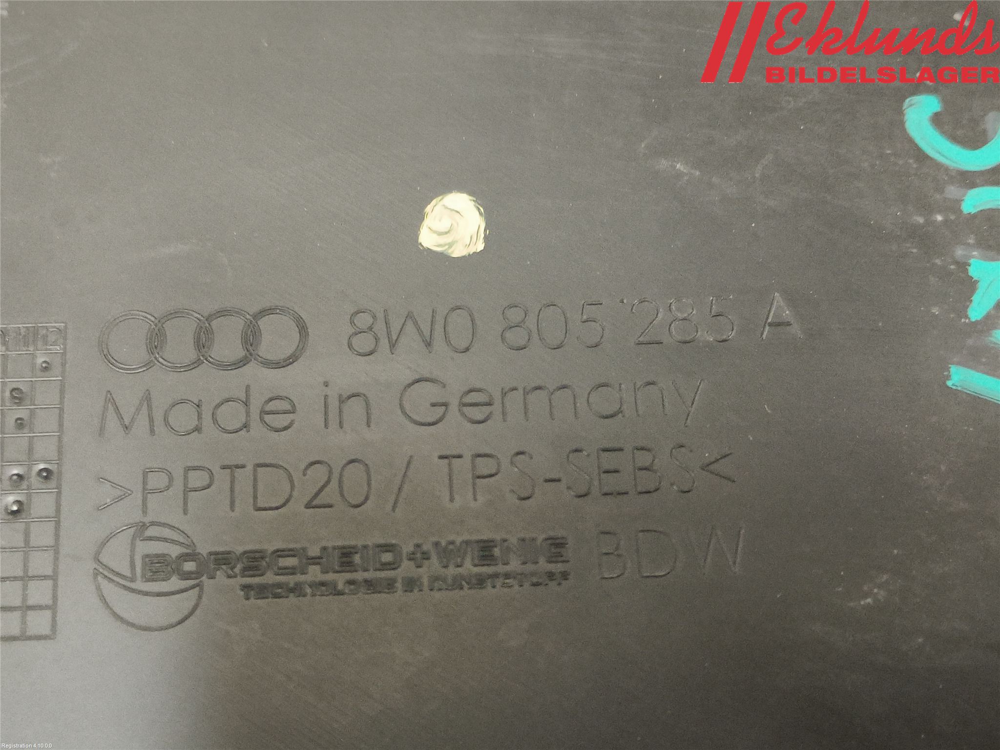 Audi A4/S4 B9 20- Front Övrigt