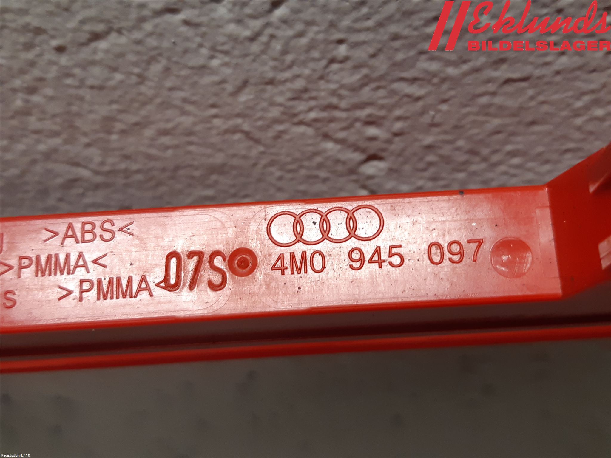 Audi A4/S4 B9 16-19 Bromsljus Bakruta