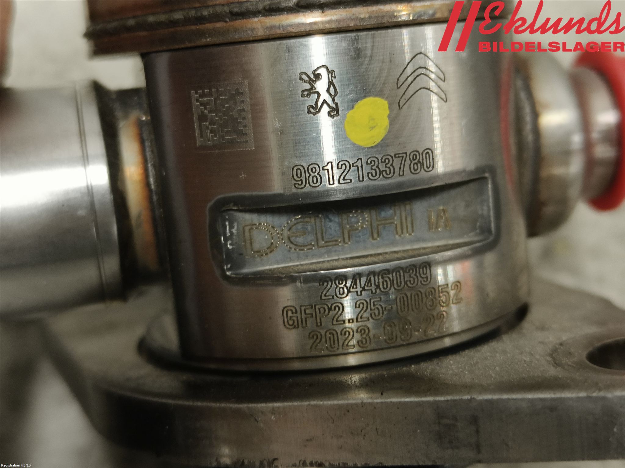 Peugeot 3008 17-24 Bränslepump Mek