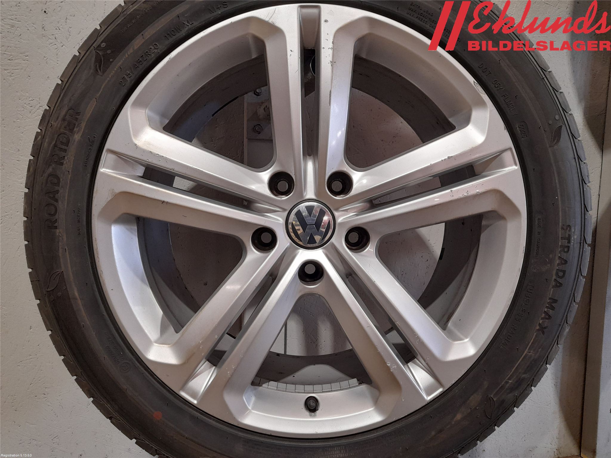 Volkswagen VW TOUAREG 7P 11-18 Sommardäck Alumfälg 4St