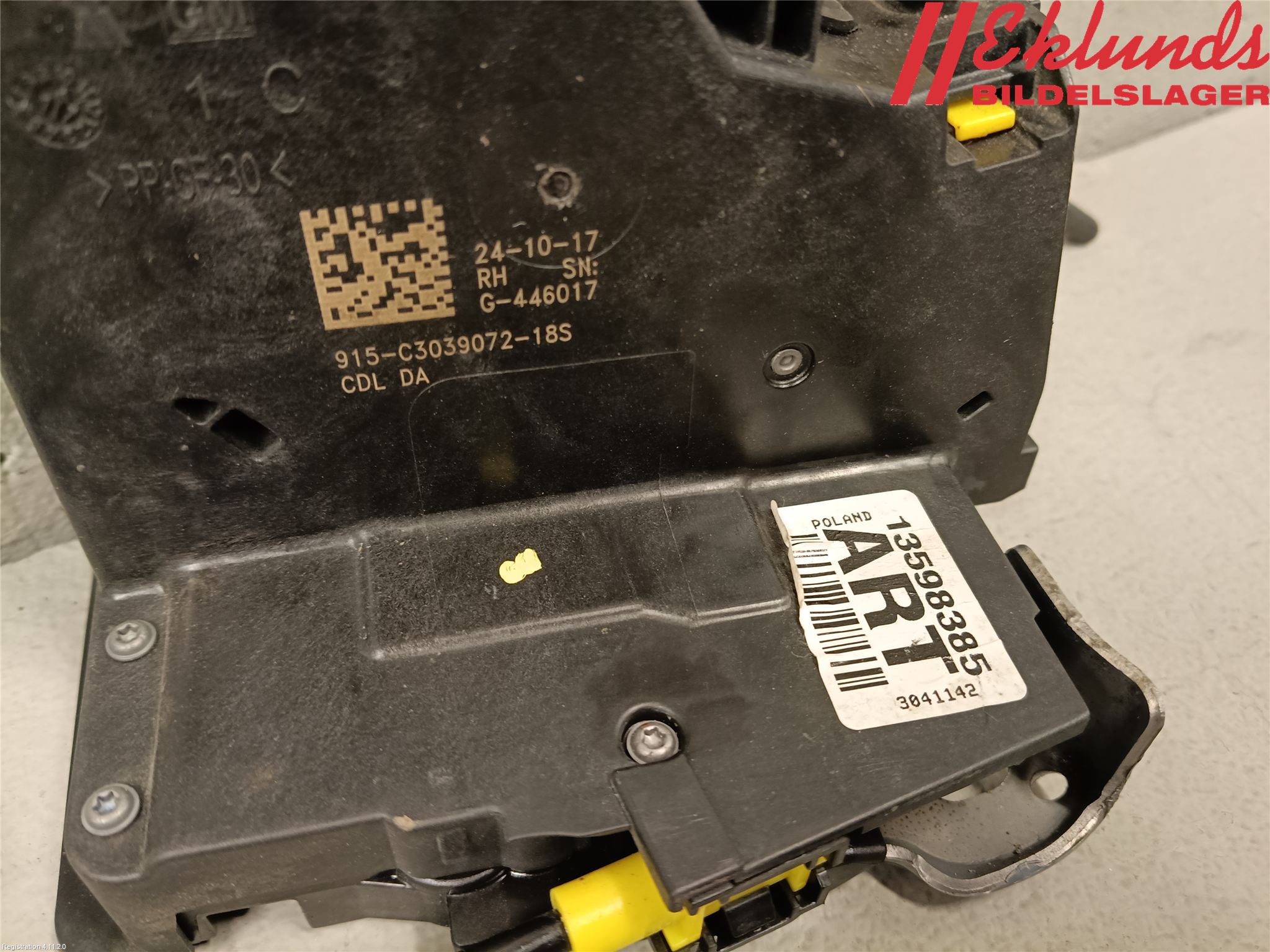 Opel ASTRA K 16-22 Låskista-Dörrlås