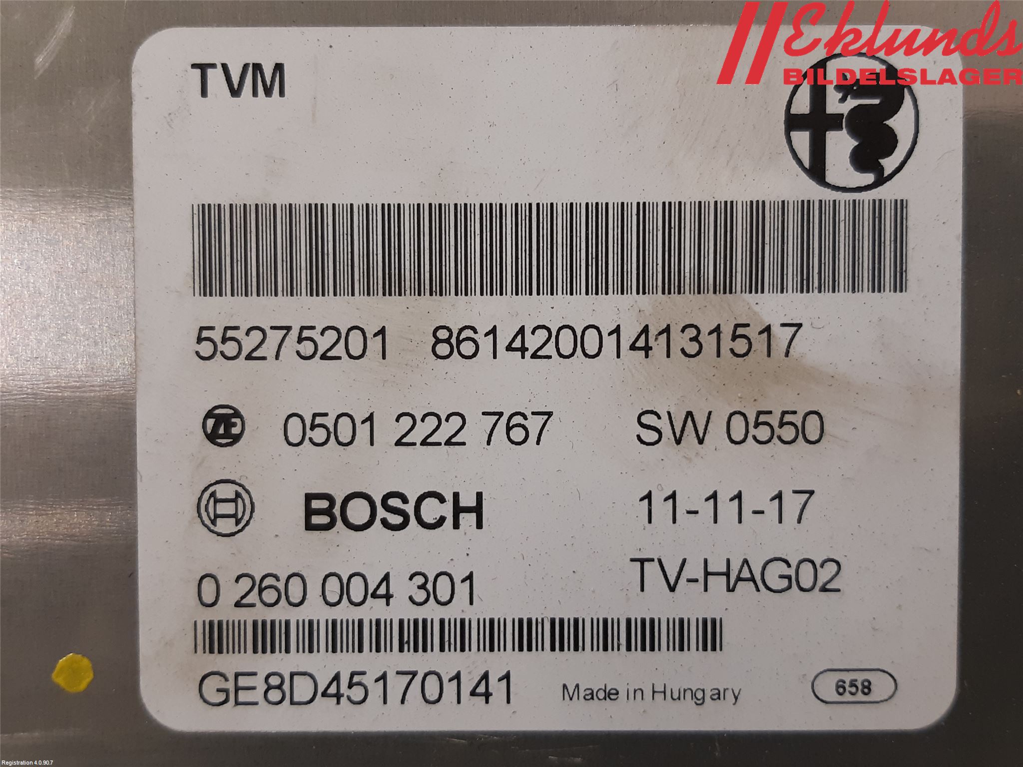 Alfa GIULIA Styrenhet Växellåda