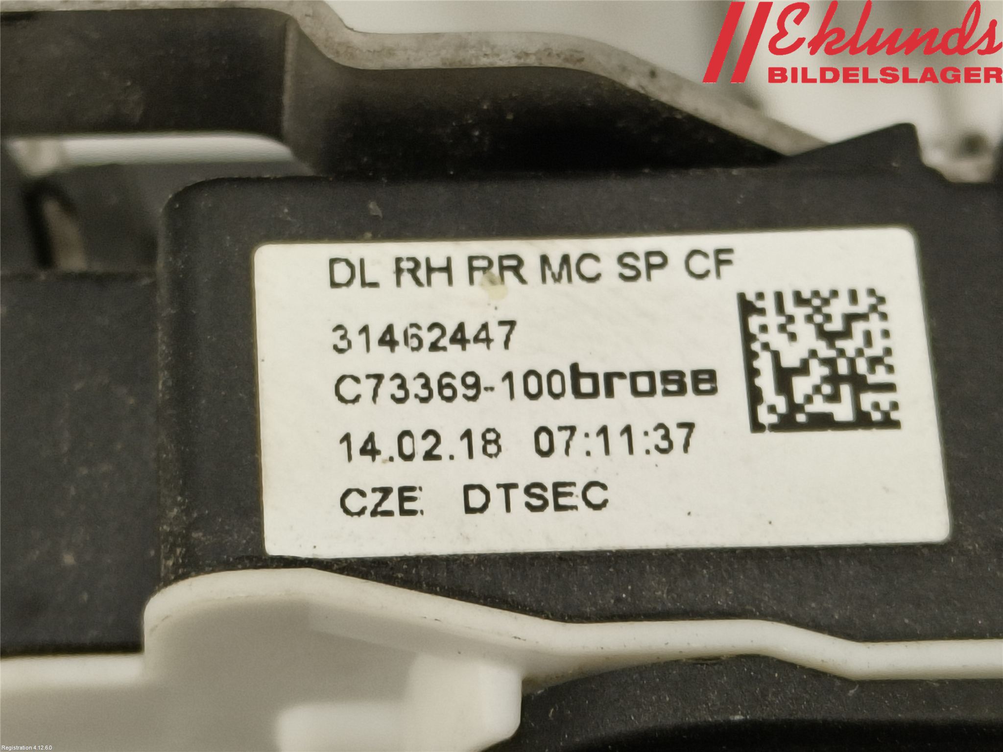 Volvo V90 17->> Låskista-Dörrlås