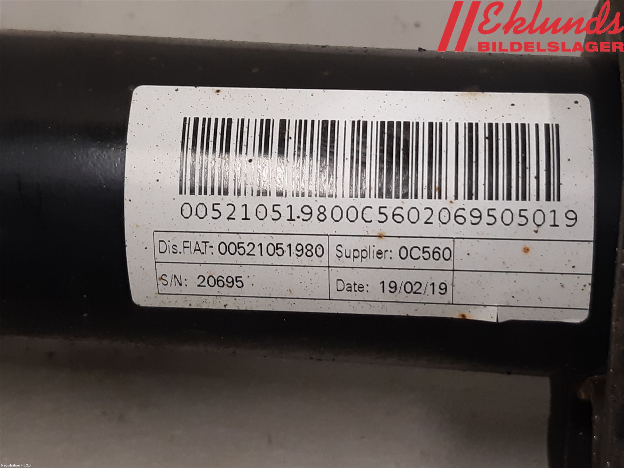 Fiat 500X 15- Fjäderben Bak Höger