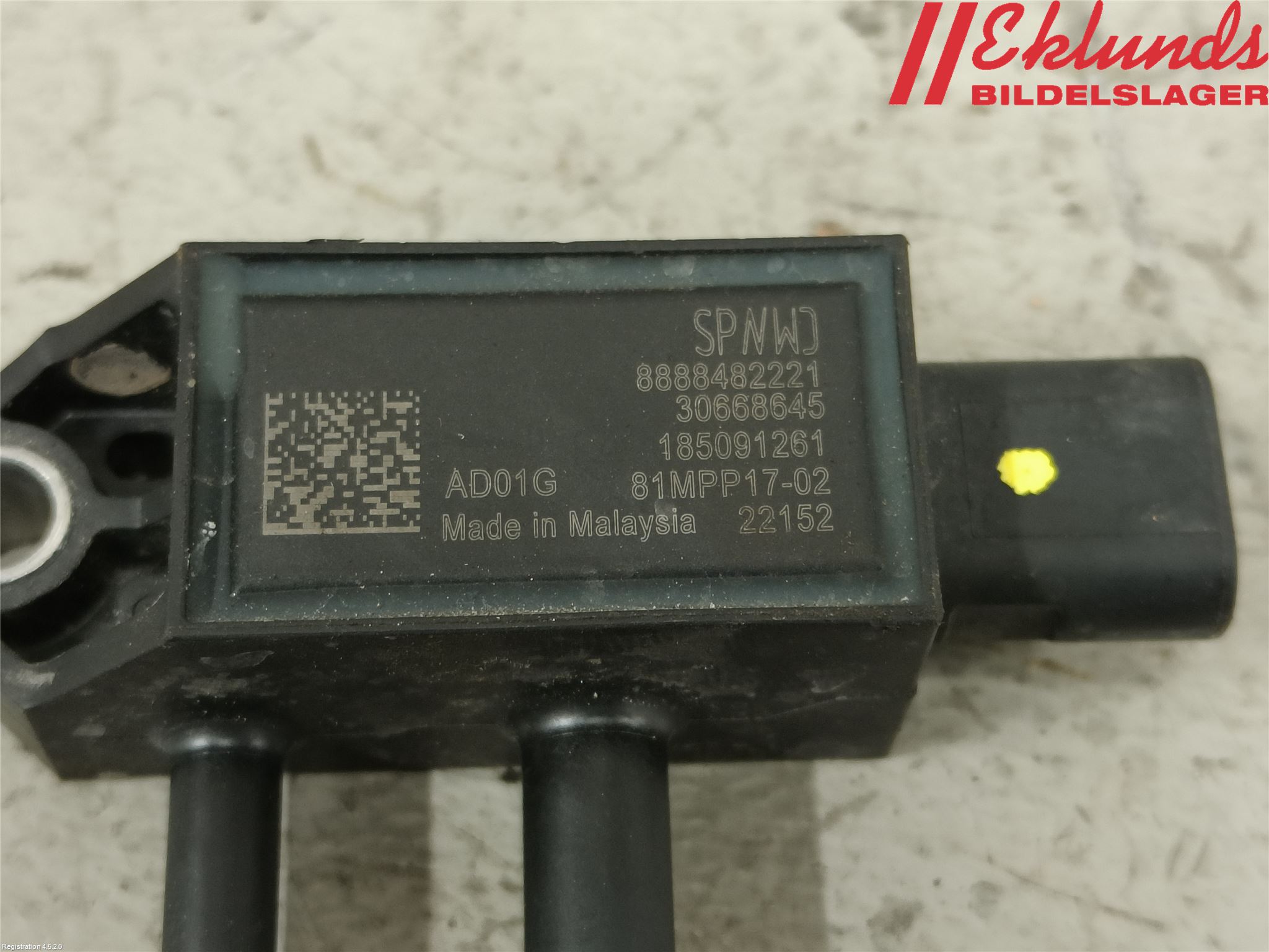 Volvo V90 17->> Givare Laddluftstryck