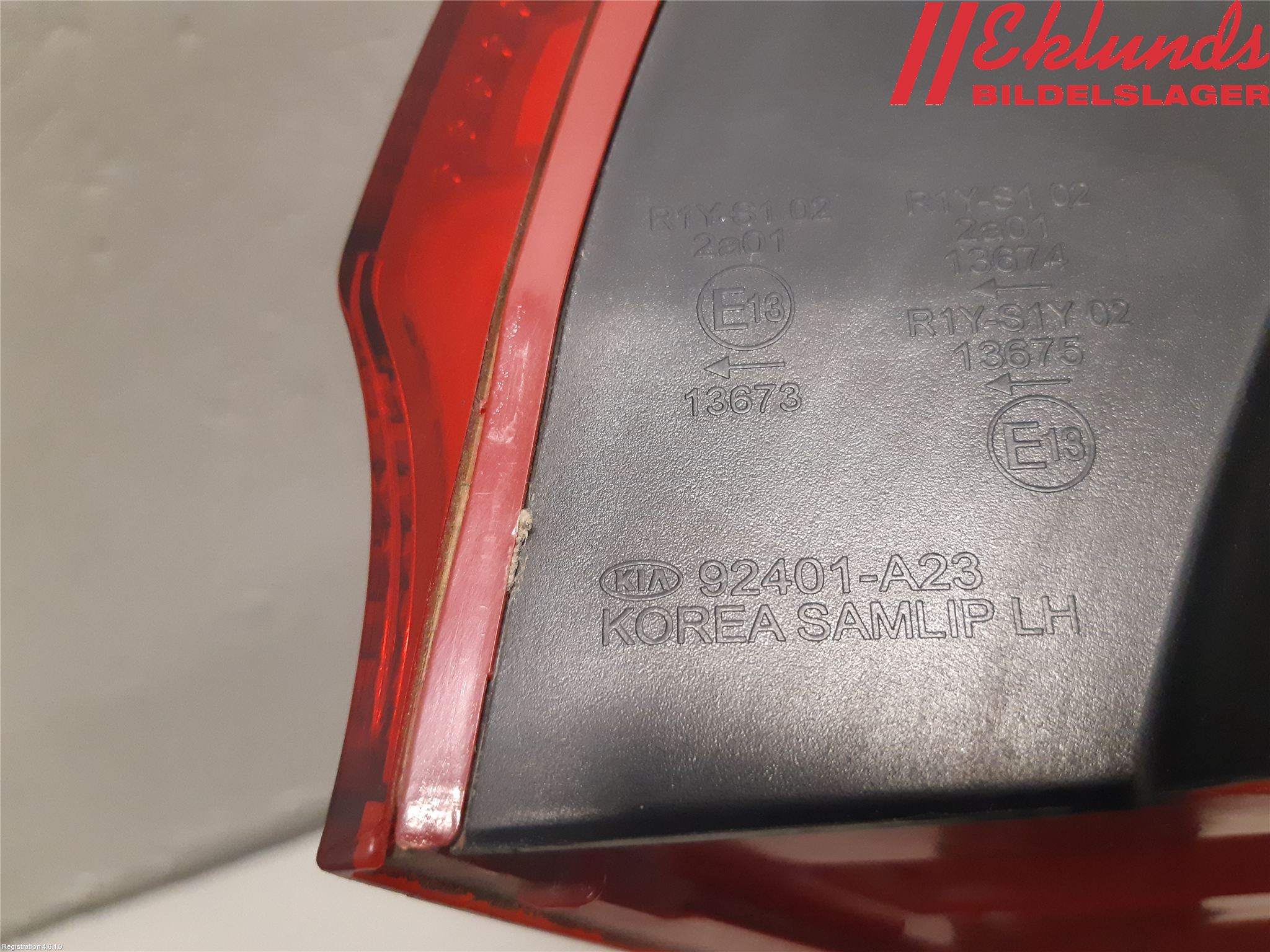 Kia CEED 12-18 Bakljus Vänster