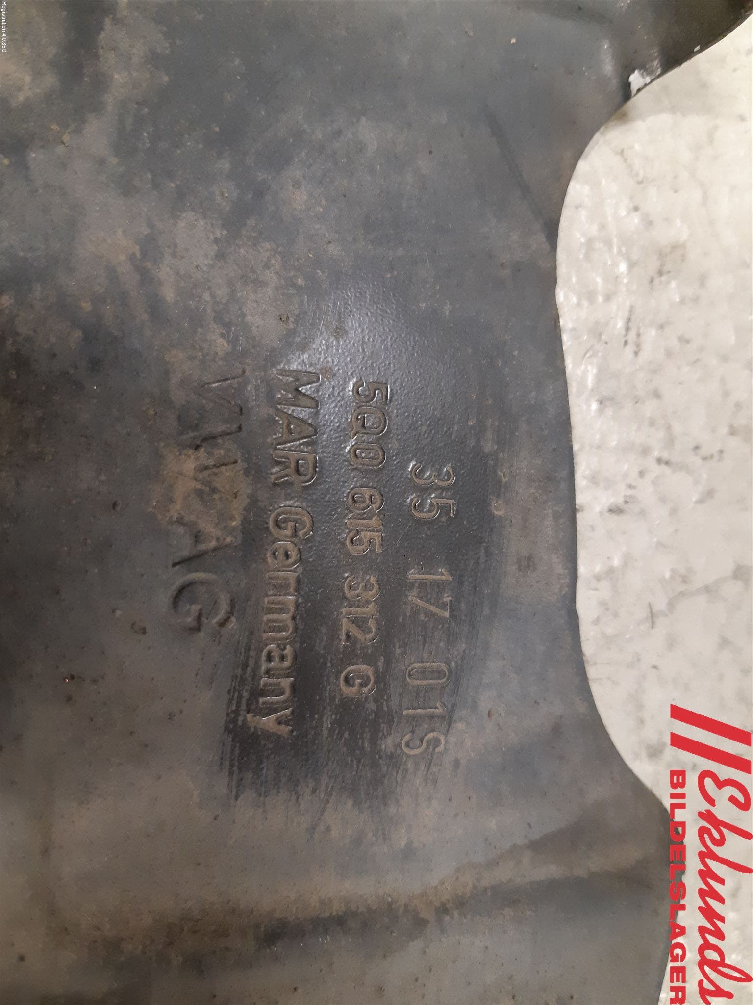 Volkswagen VW PASSAT 15-19 Bromssköld Fram