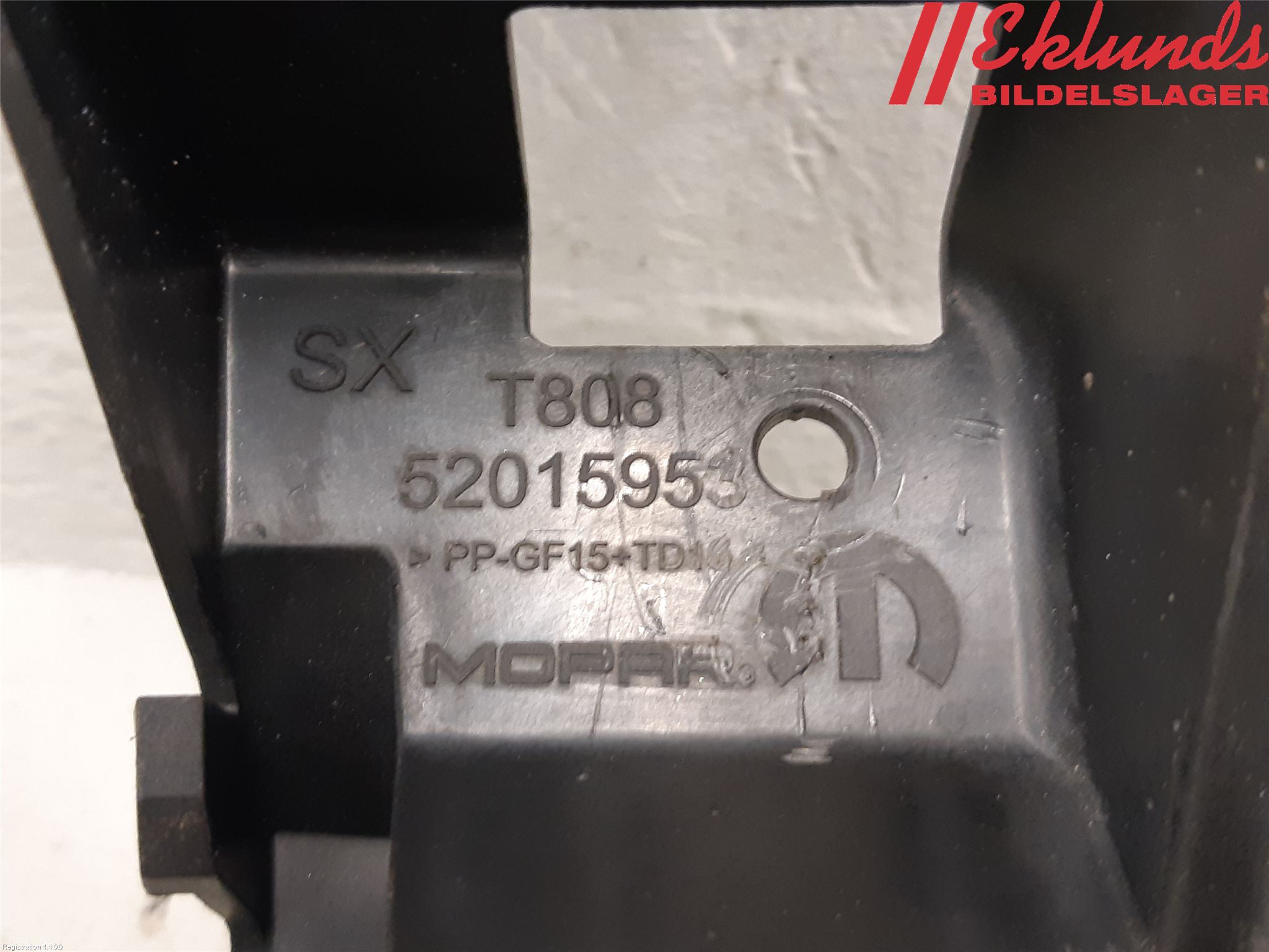 Fiat TIPO/CROSS 16- Stötfångarfäste Bak Vä