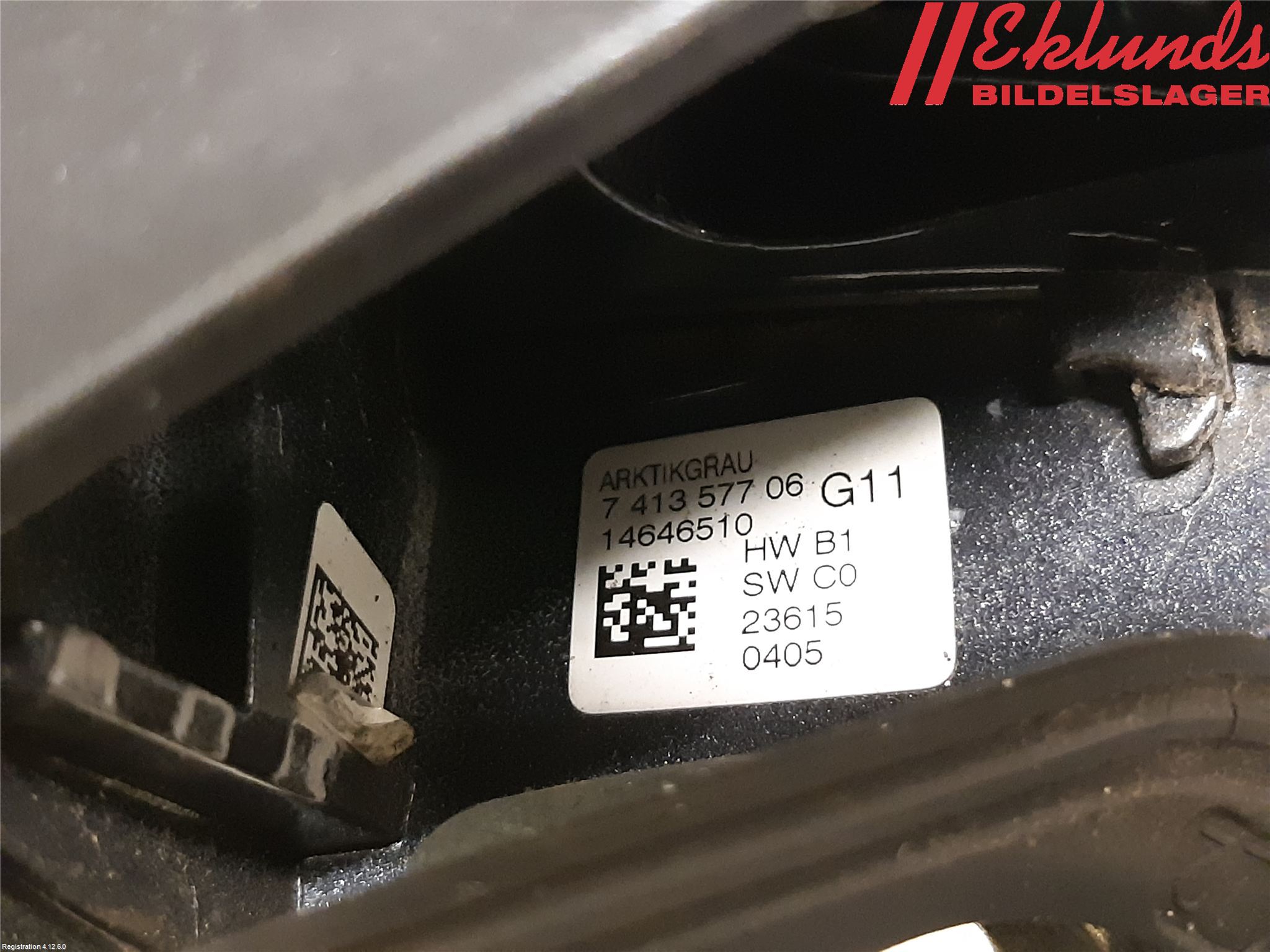 BMW 7 G11/G12 15-22 Dörrhandtag Yttre Vä