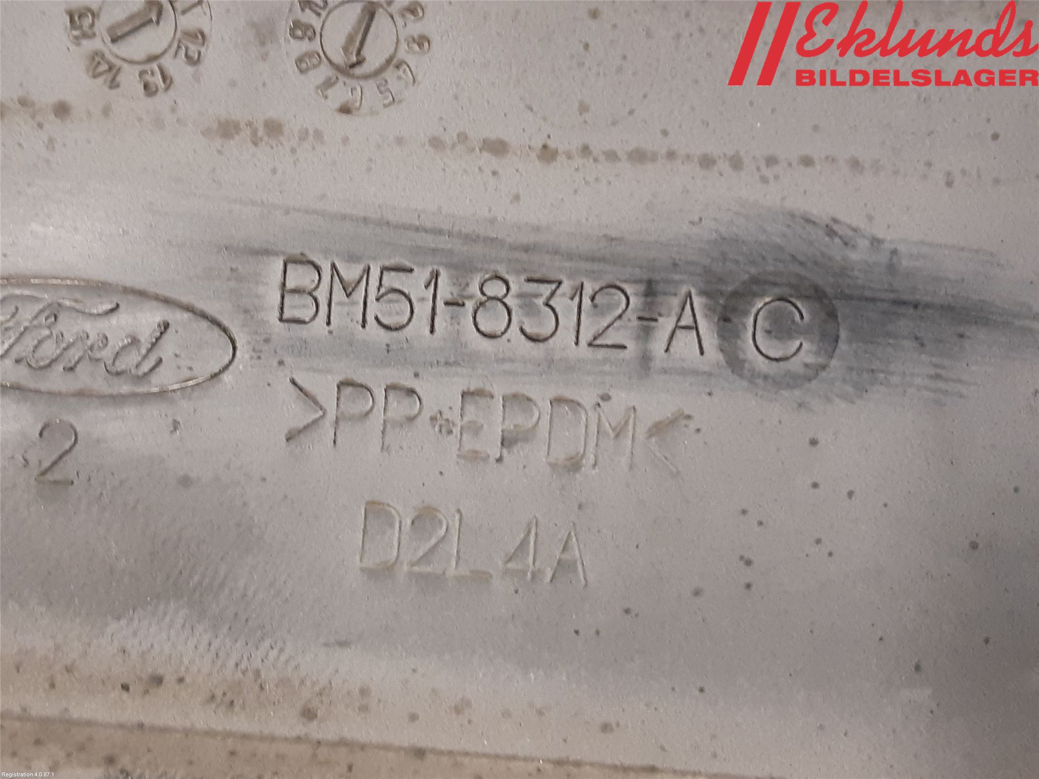 Ford FOCUS 11-14 Deflektor Plåt-Plast Kylning