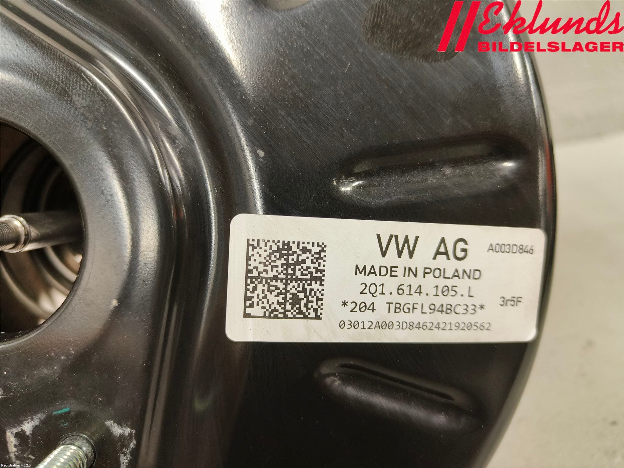 Volkswagen VW T-CROSS 19- Bromsservo