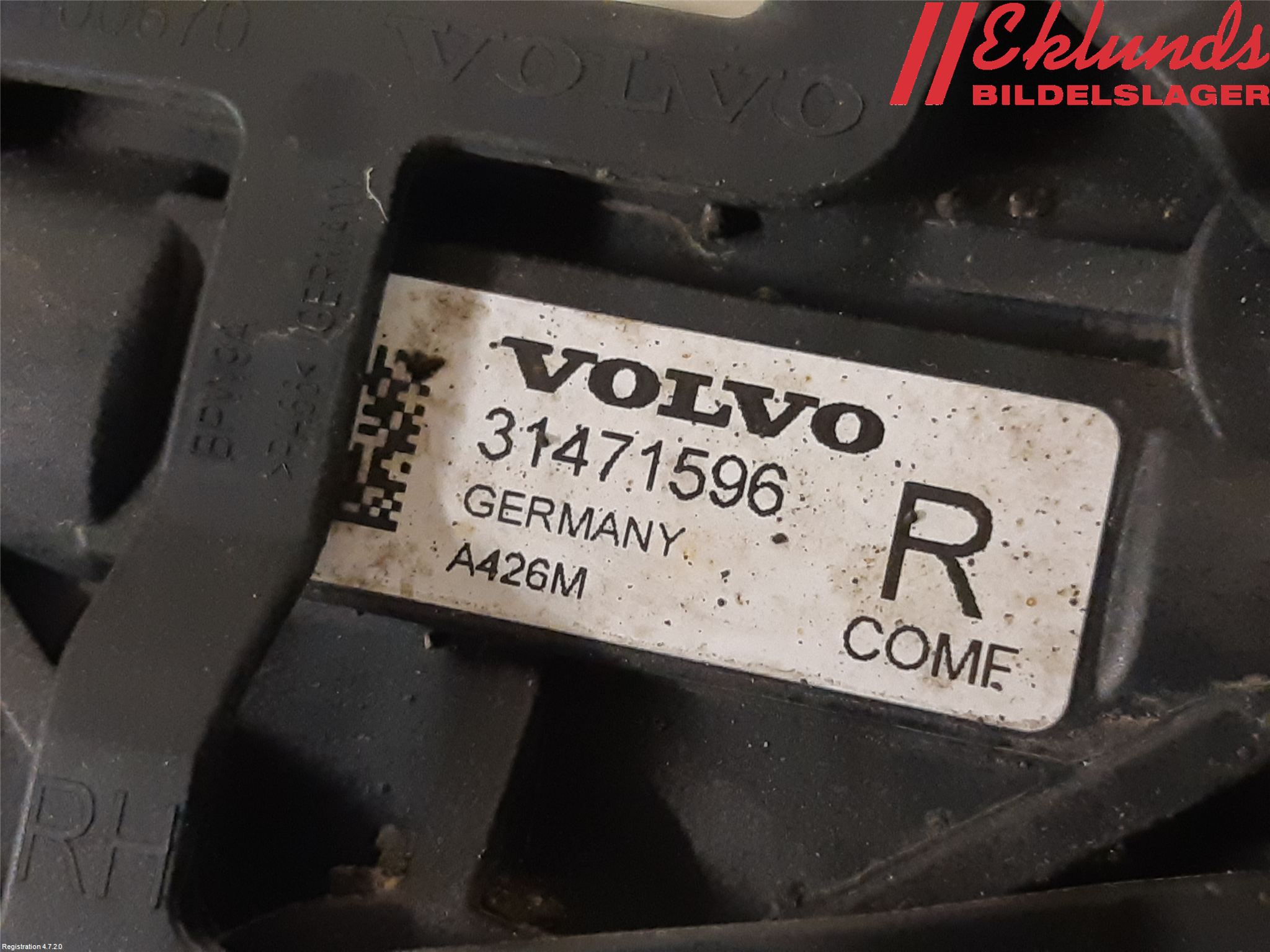 Volvo XC90/RECHARGE 16- Bromsok Bak Höger