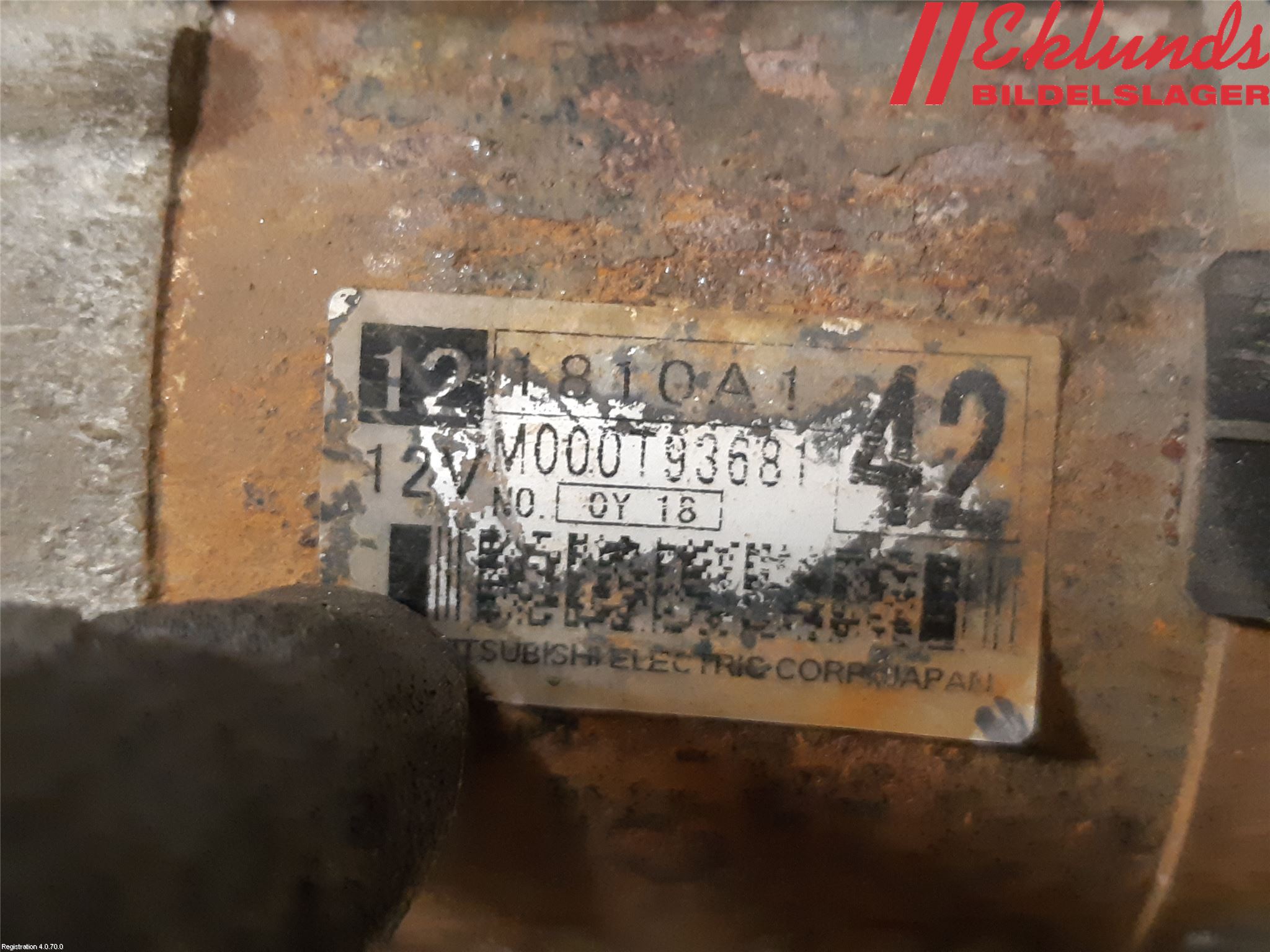 Mitsubishi COLT 09-13 Startmotor