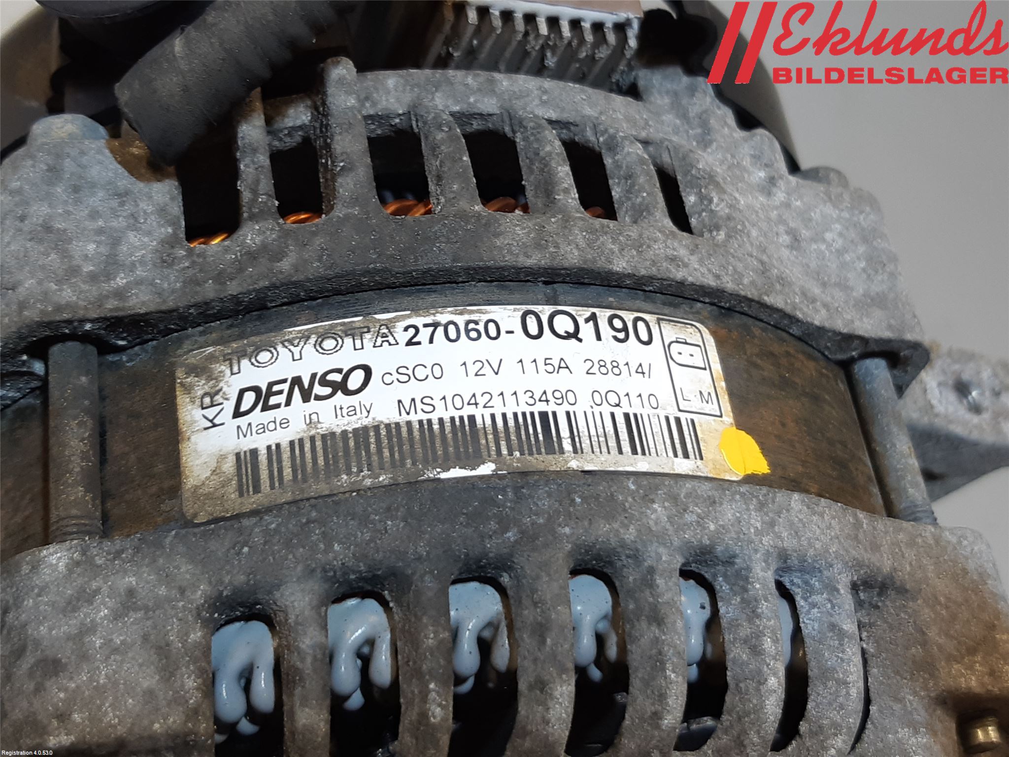 Toyota AYGO 15-21 Generator